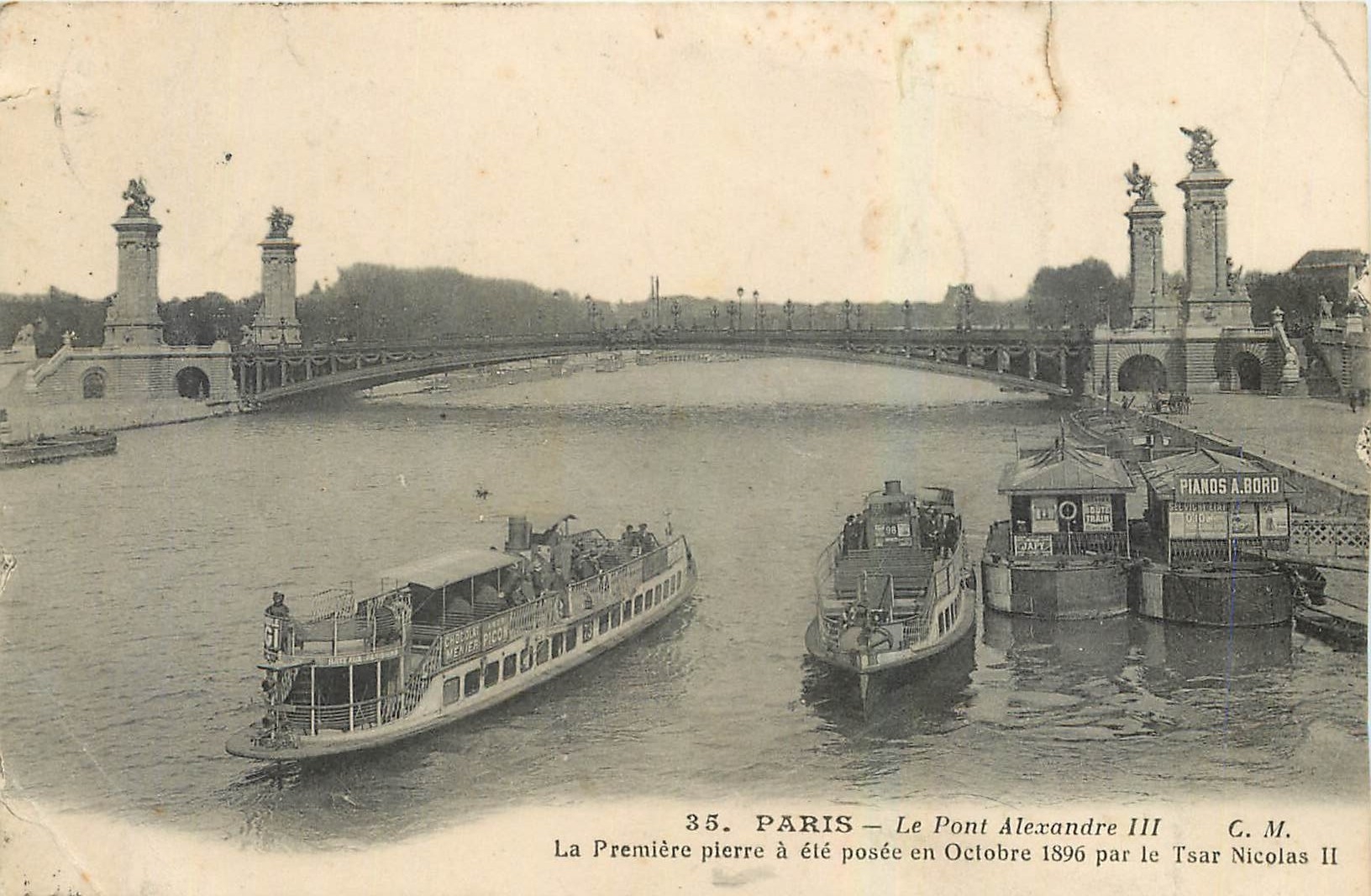 CPA Paris Le Pont Alexandre III