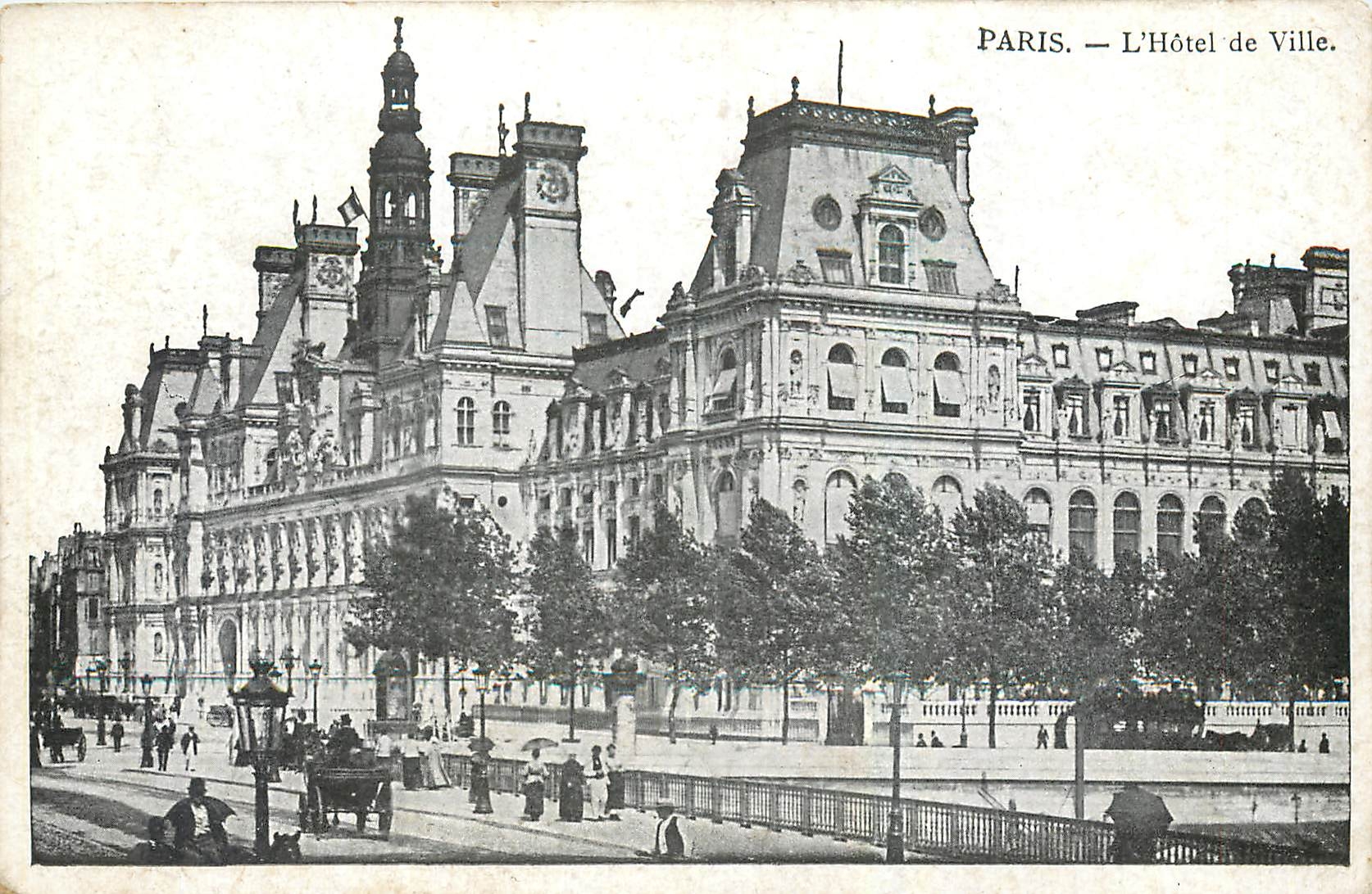 CPA Paris l'Hotel de Ville