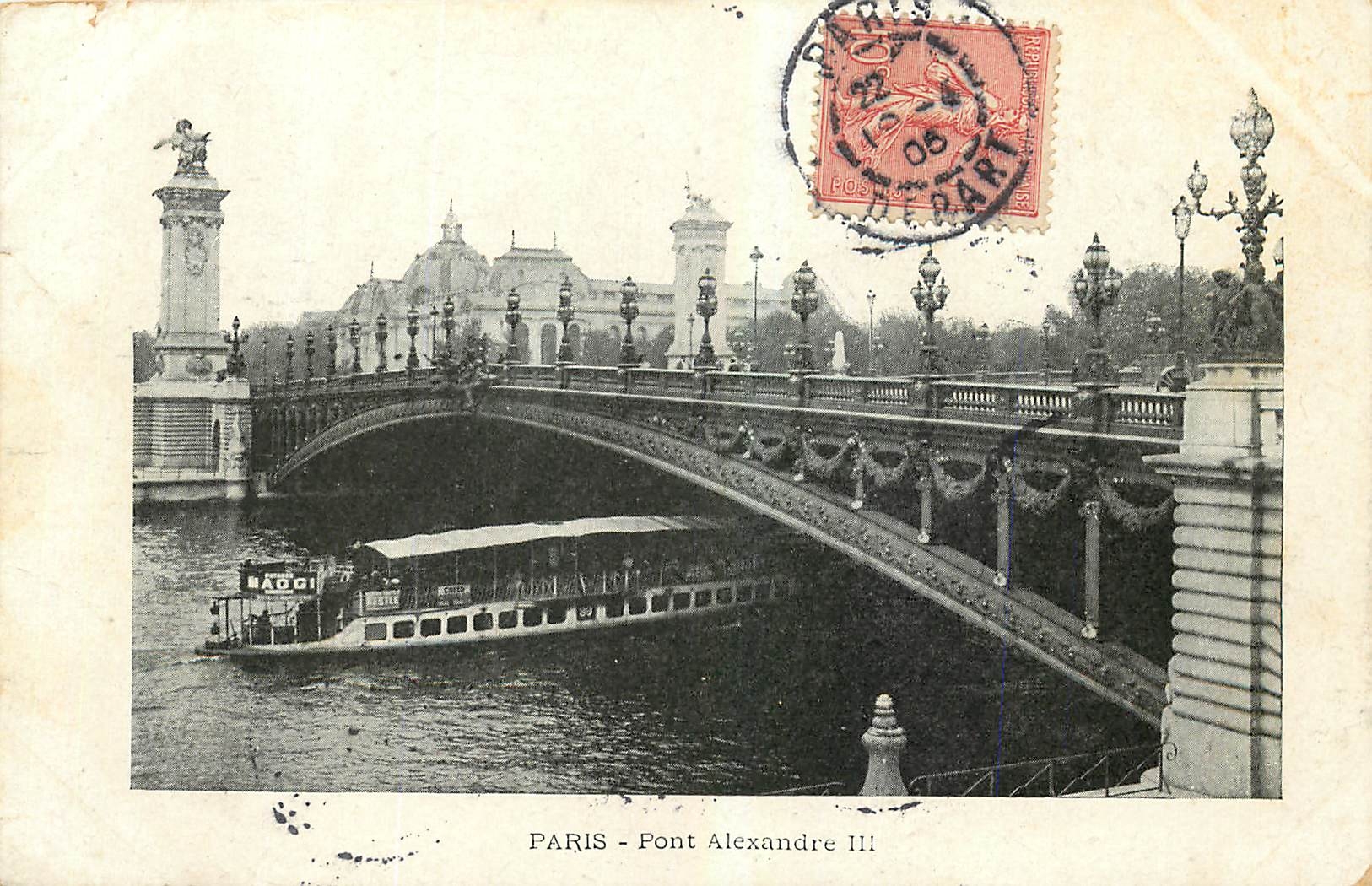 CPA Paris Pont Alexandre III 