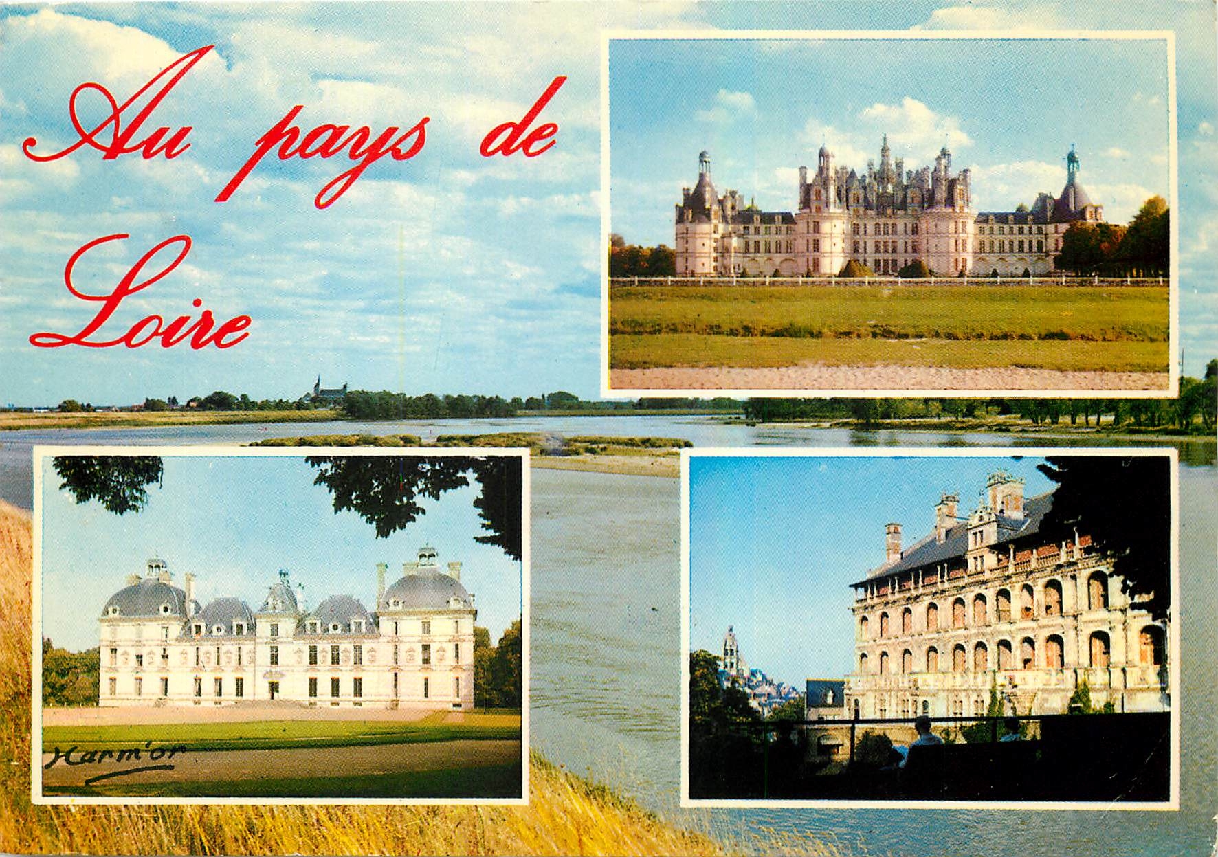 CPM Les Chateaux de la Loire Chambord Blois Cheverny 