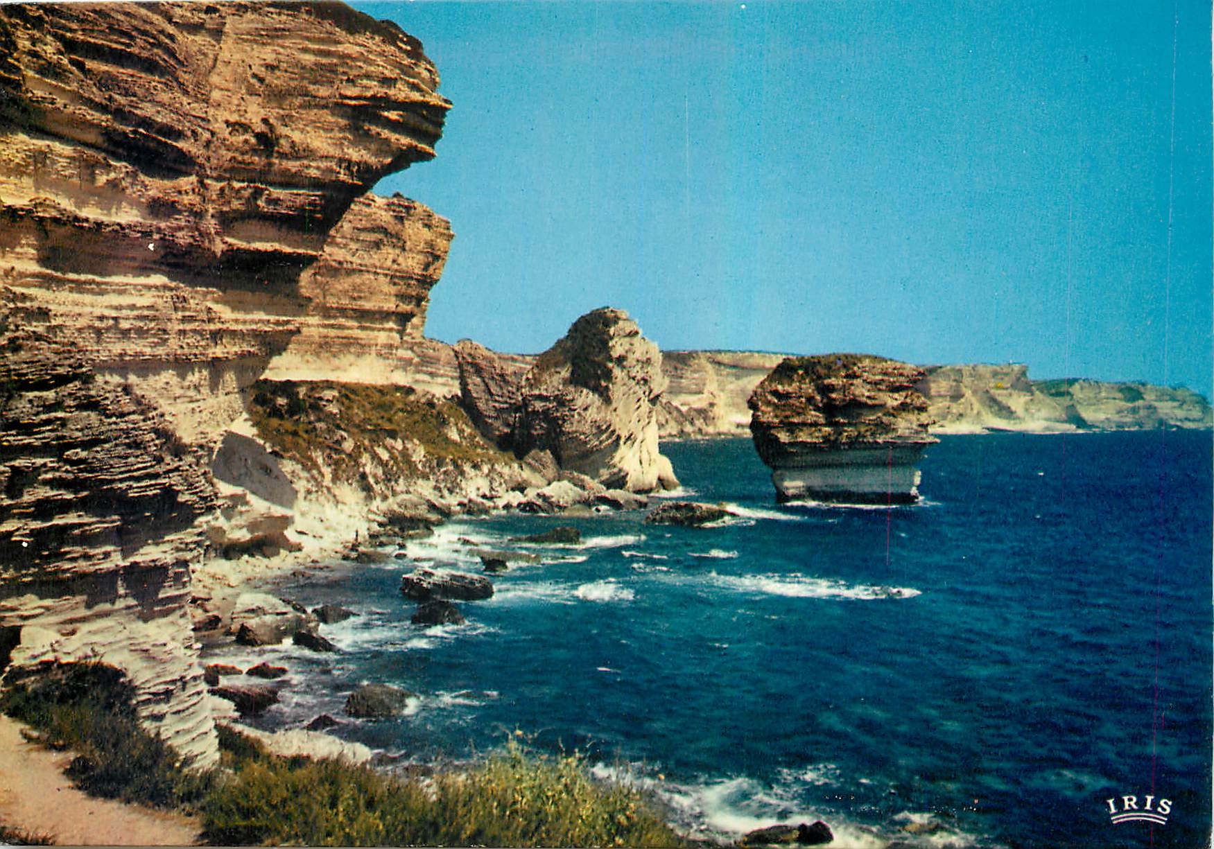 CPM Charmes et Couleurs de la Corse Bonifacio Les Falaises 