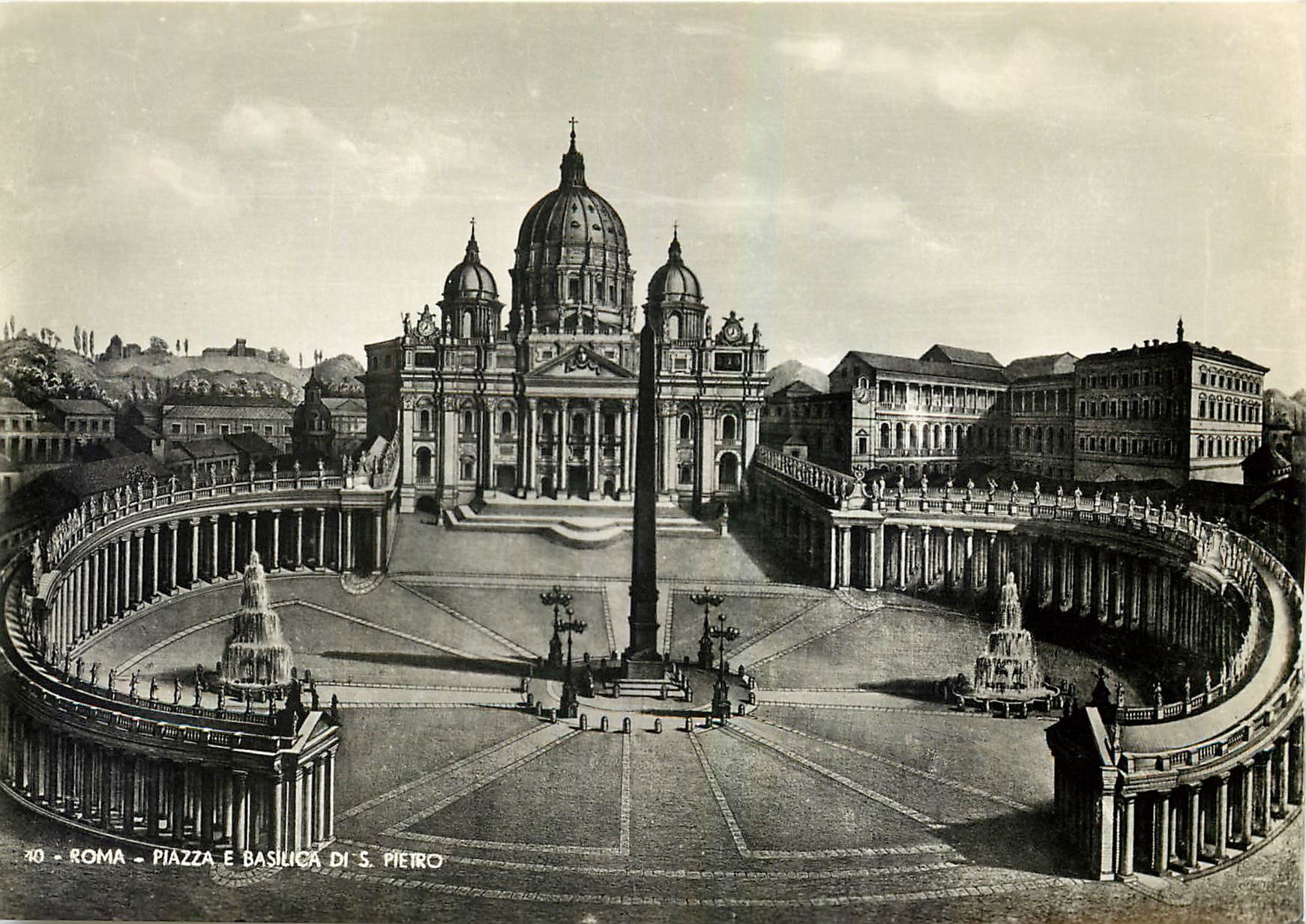 CPM Roma Piazza e Basilica di S Pietro
