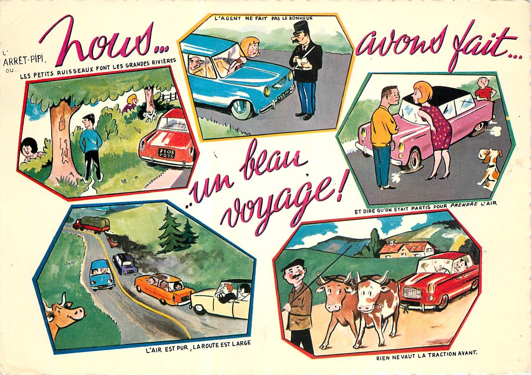CPM Nous avons fait un beau voyage