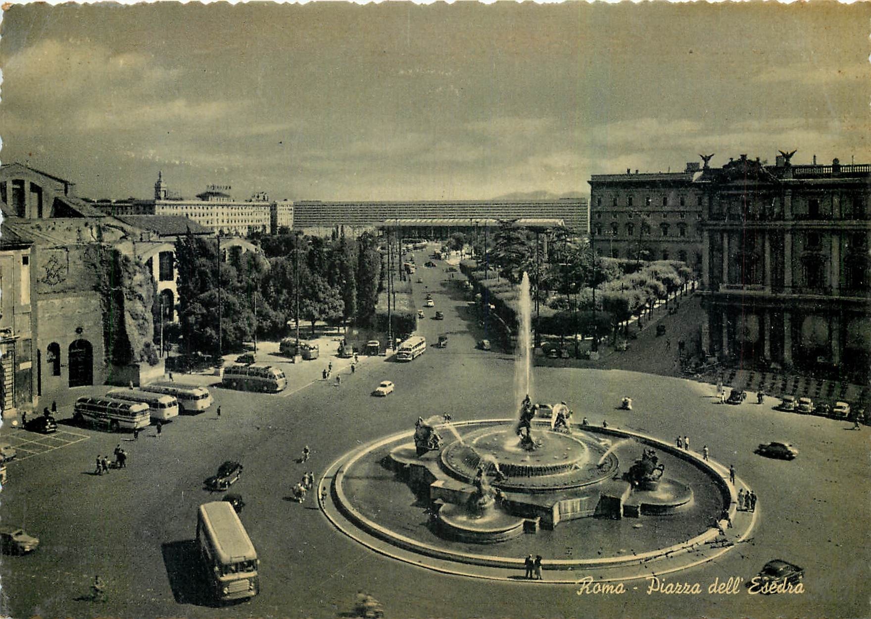 CPM Roma Place d'Esedra 