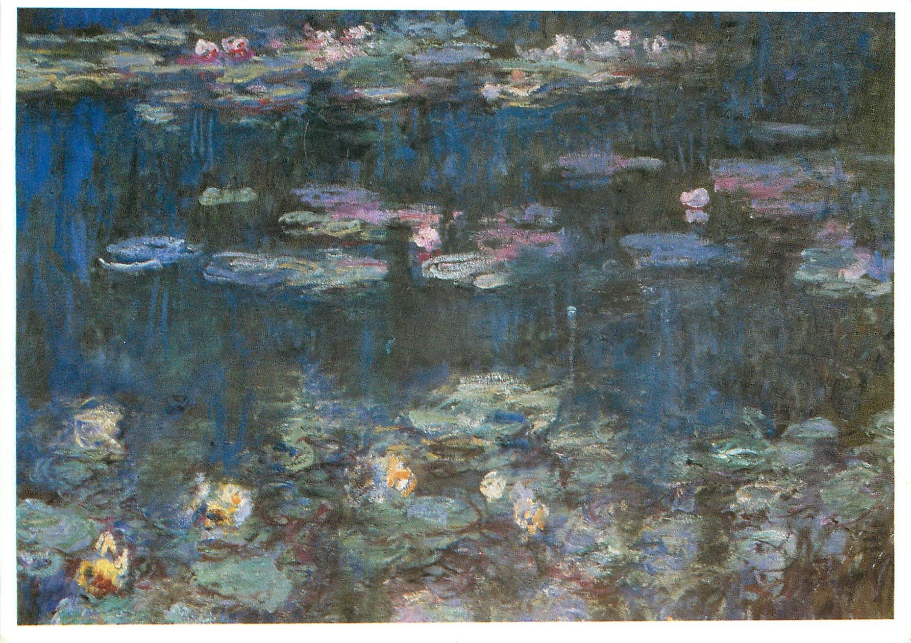 CPM Claude Monet Les Nympheas reflets verts Musee d'Orangerie Paris