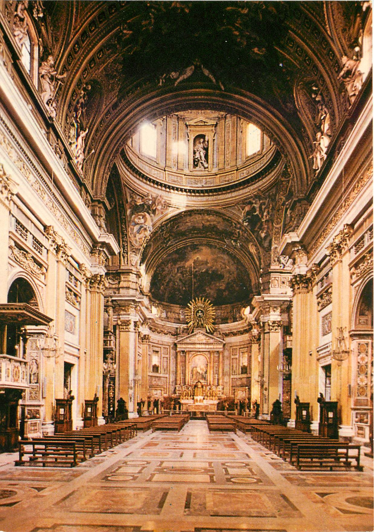 CPM Roma Eglise du Jesus Interieur 