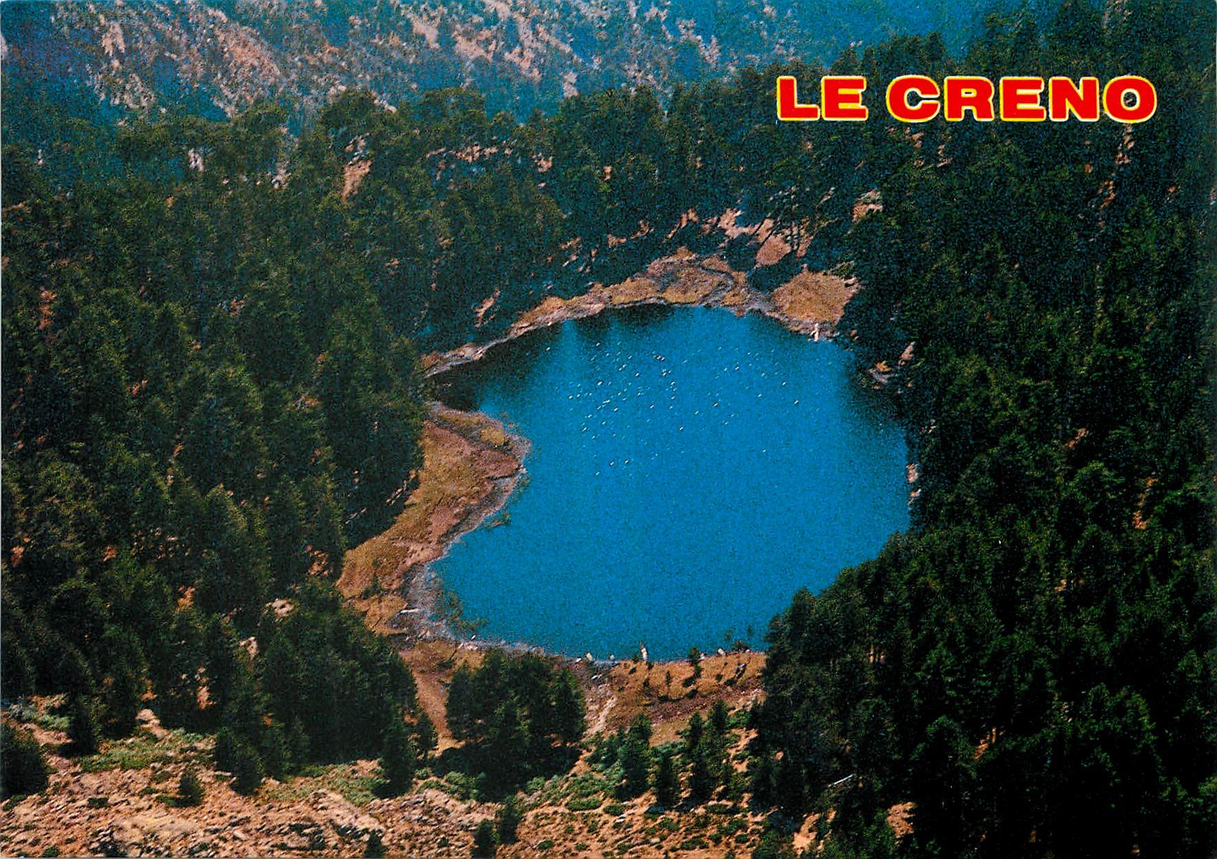 CPM Corse ile de Beaute Souvenir du Lac de Creno 
