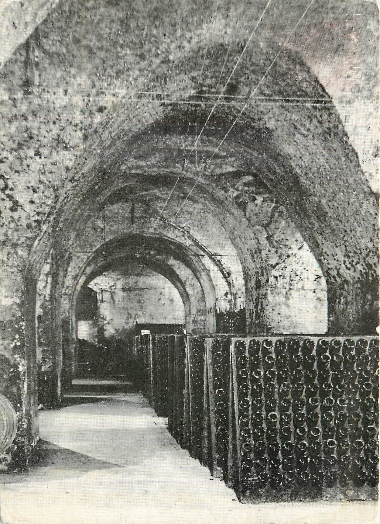 CPM Bouteilles sur Pupitres  Champagne Moet et Chandon Epernay