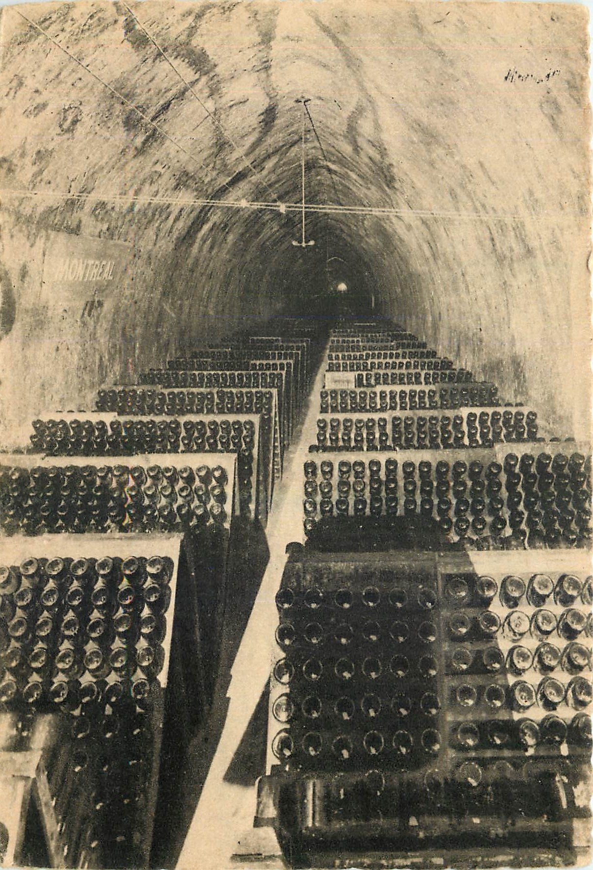 CPM Champagne Pommery et Greno Reims Une galerie vins sur pointe