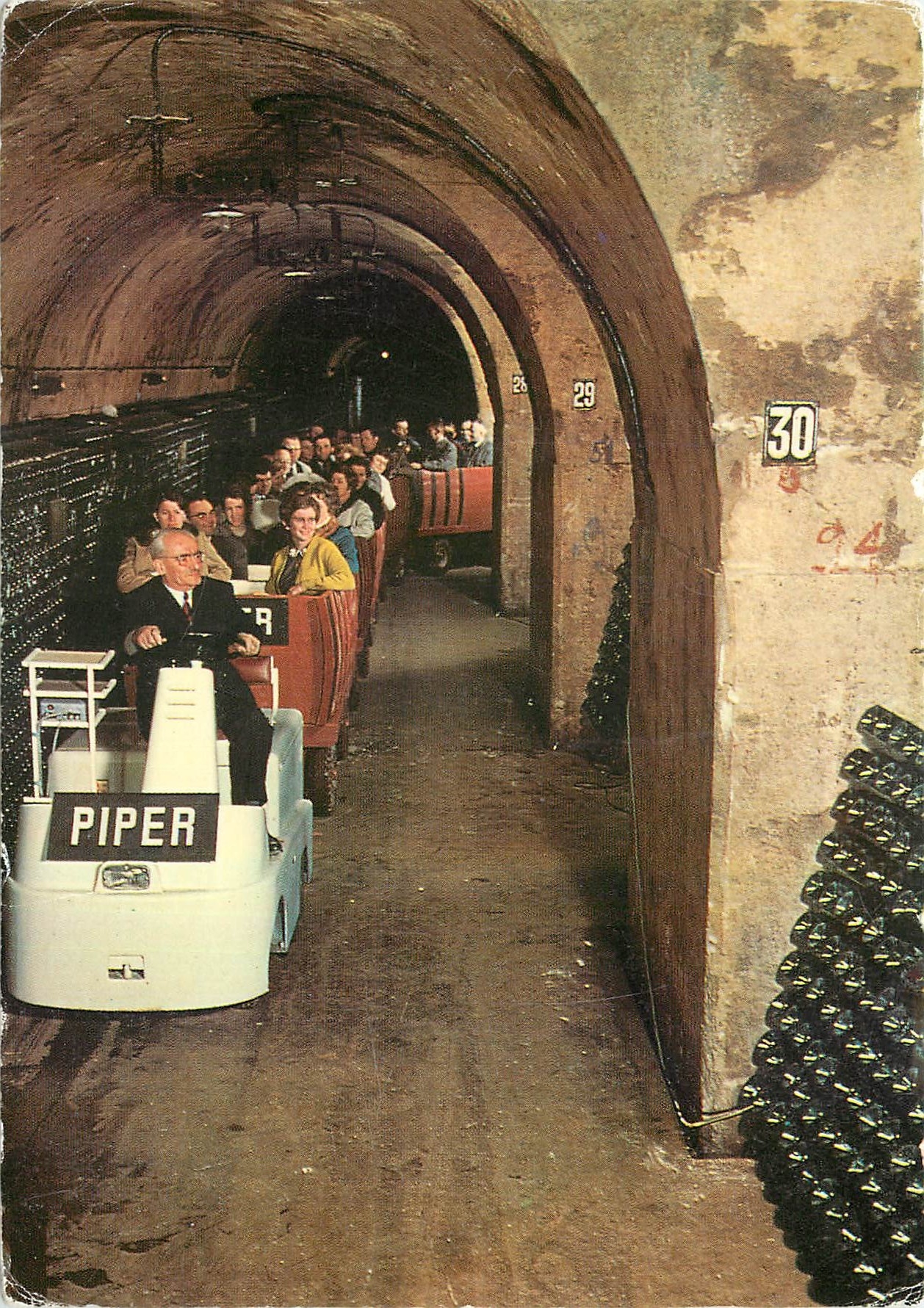 CPM Champagne Piper Heidsieck Train