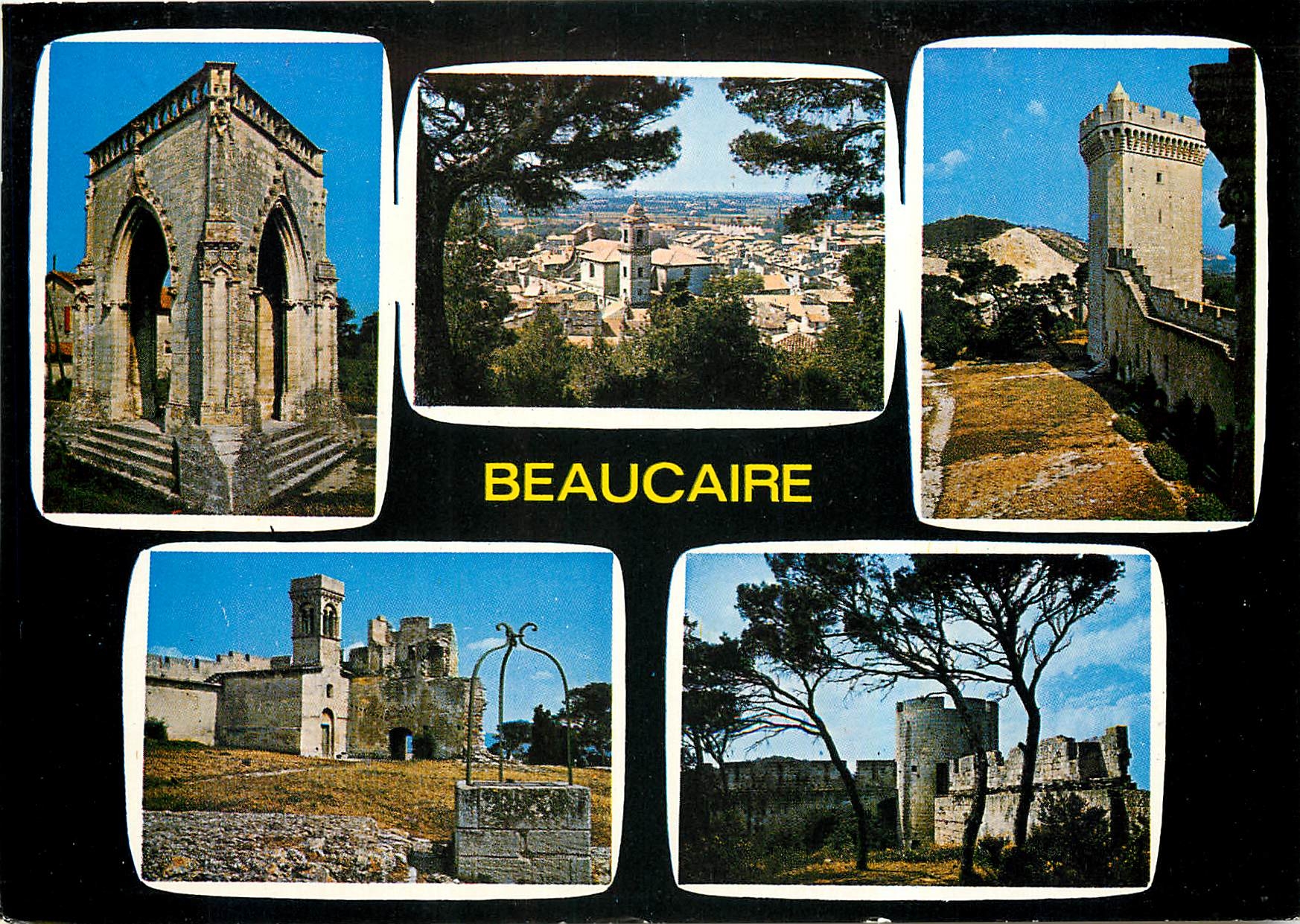 CPM Beaucaire Gard Vues sur la Ville 