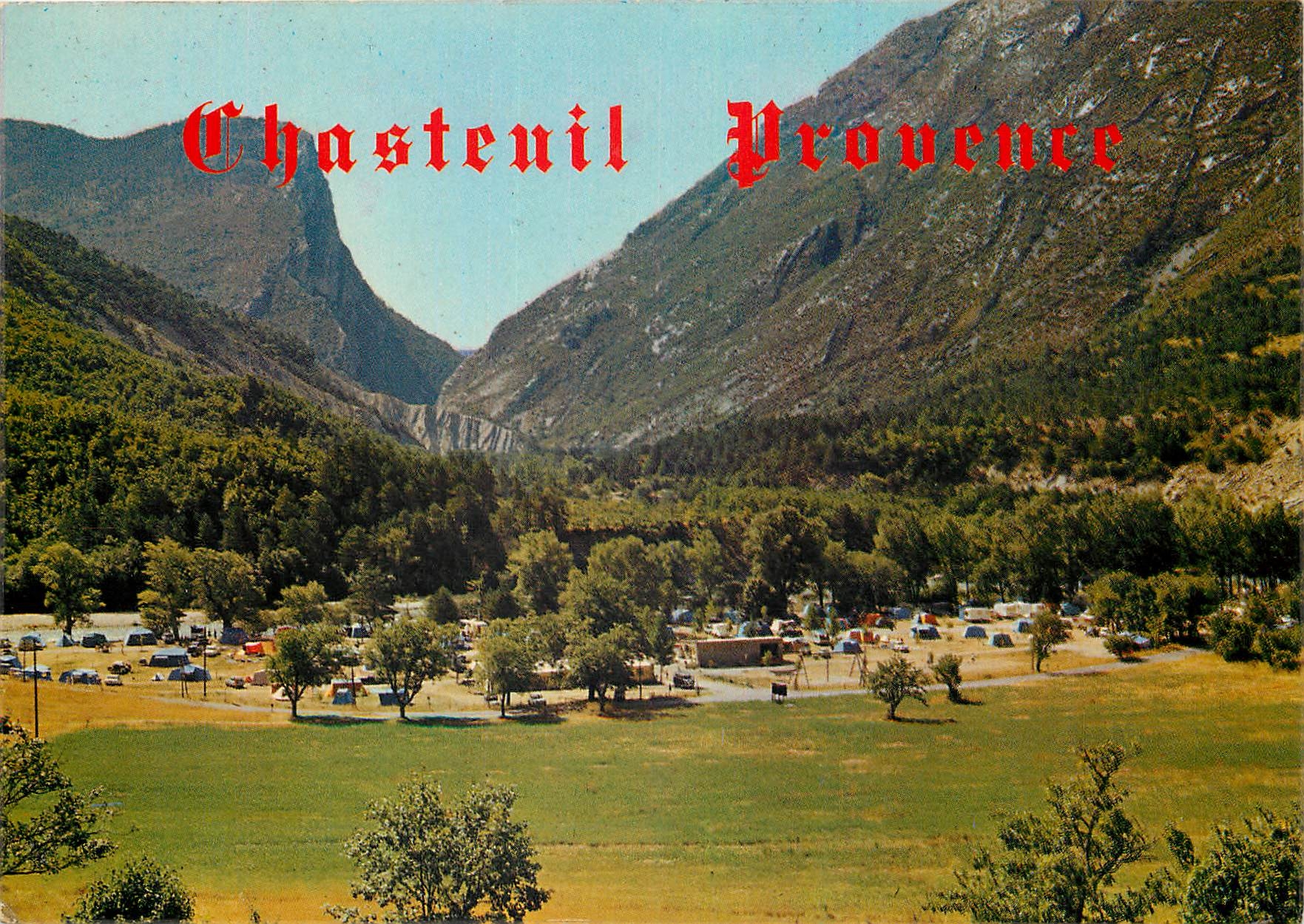 CPM Camping Chasteuil Provence Epicerie Restaurant Castellane Entree du Grand Canon du Verdon