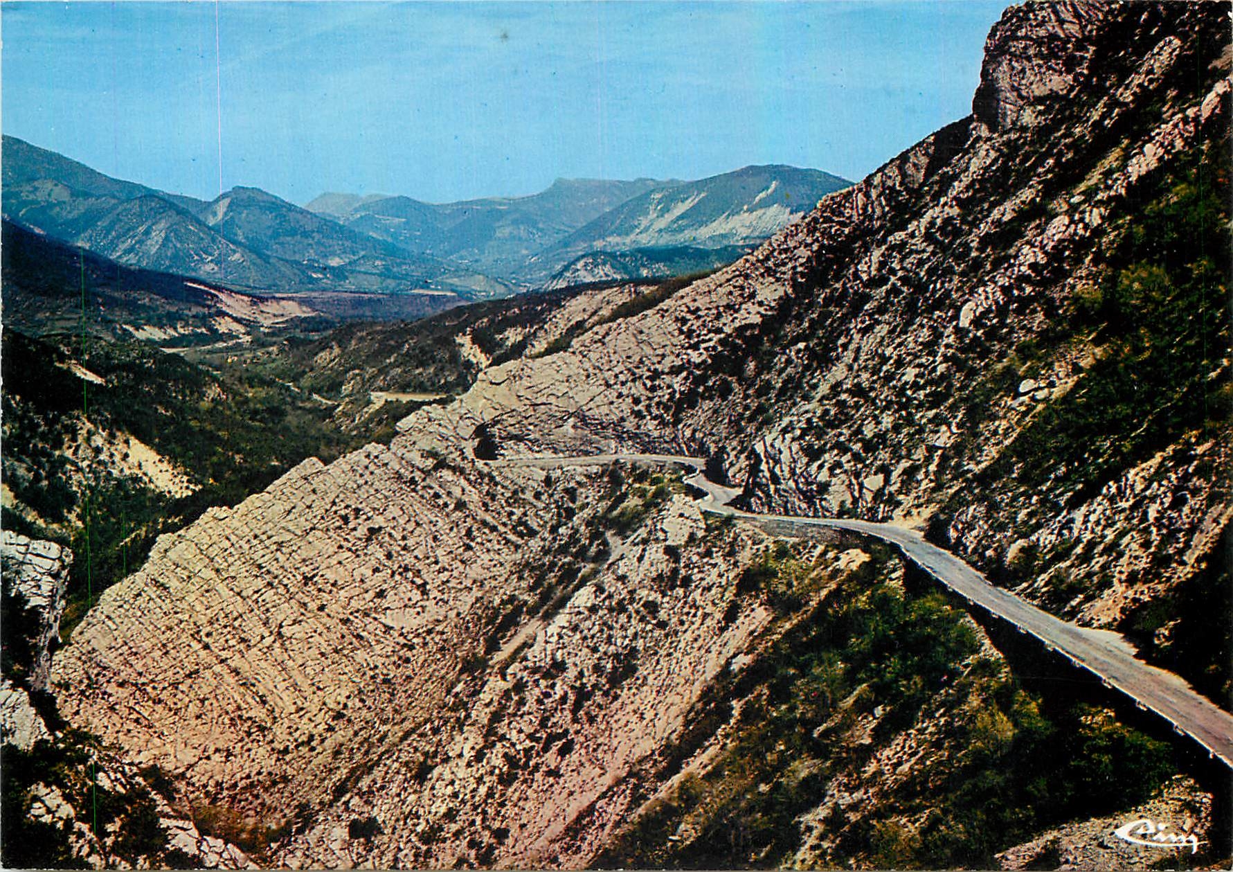 CPM Environs de Castellane Taulanne Alp de Hte Prov Les Clues Route Napoleon 