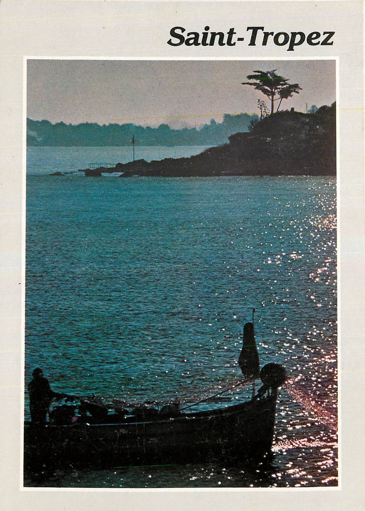 CPM Saint Tropez Var Coucher de soleil