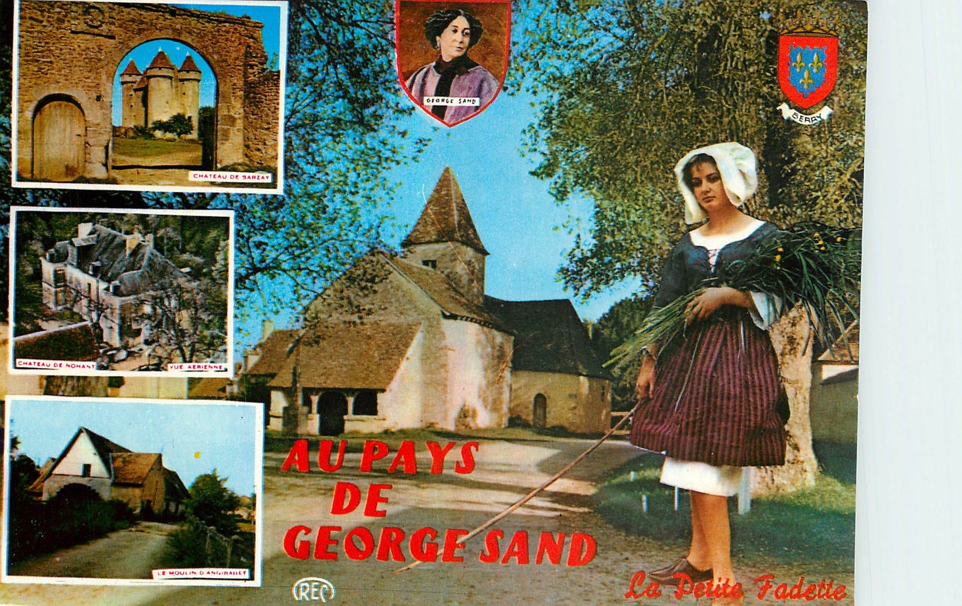 CPM Au Pays de George Sand La Petite Fadette 