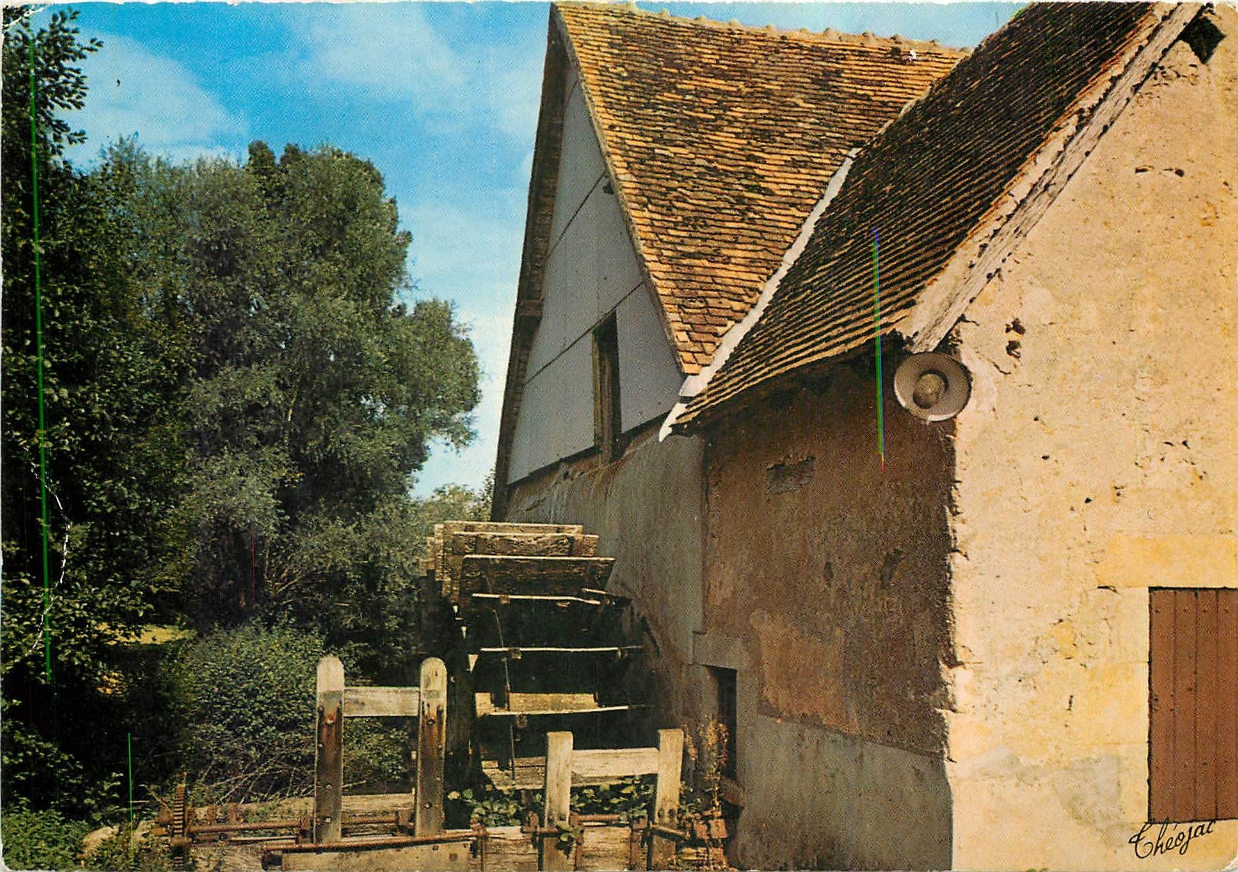 CPM Le Moulin d'Angibault Indre 