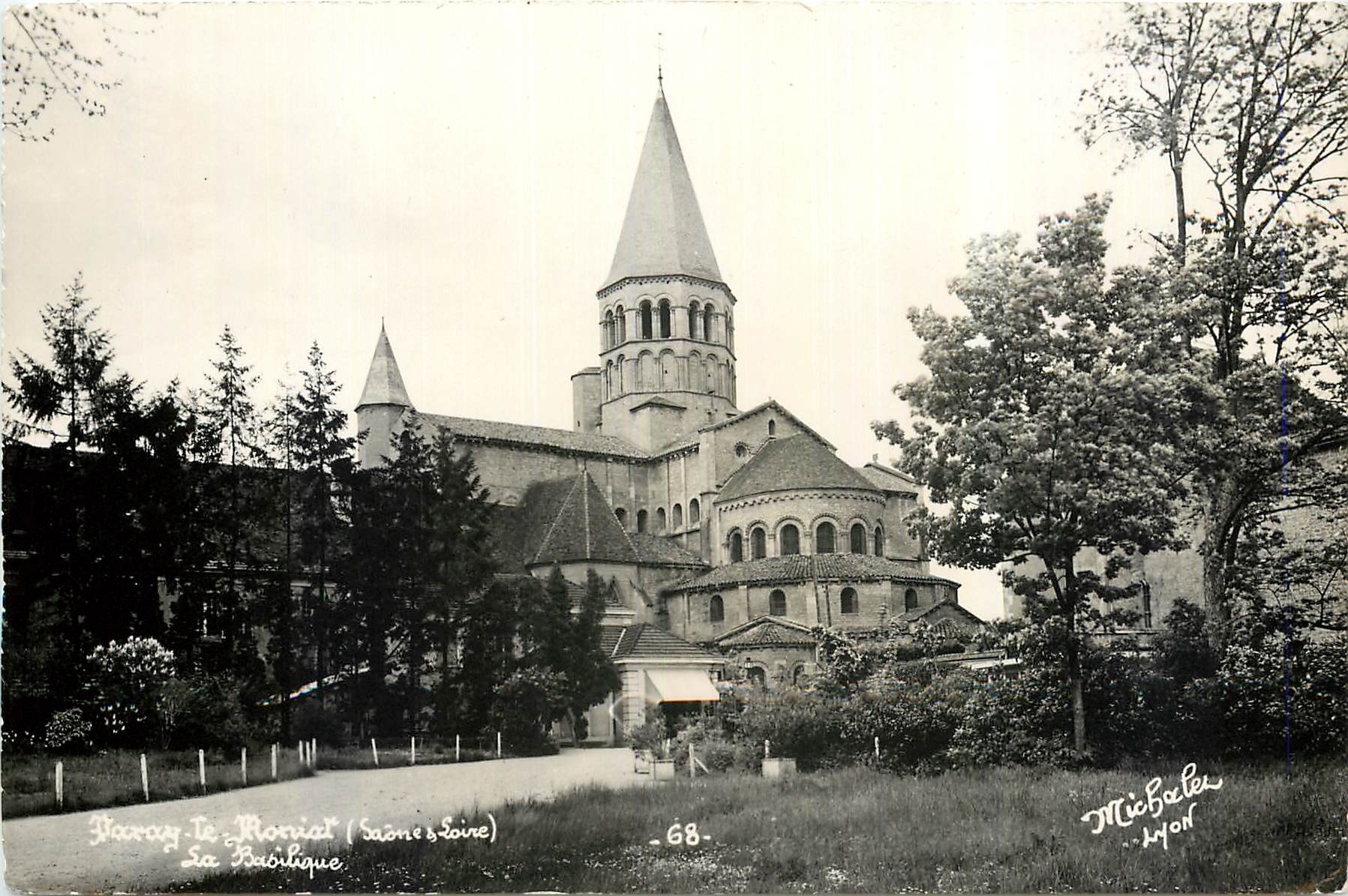 CPM Paray le Monial Saone et Loire La Basilique 