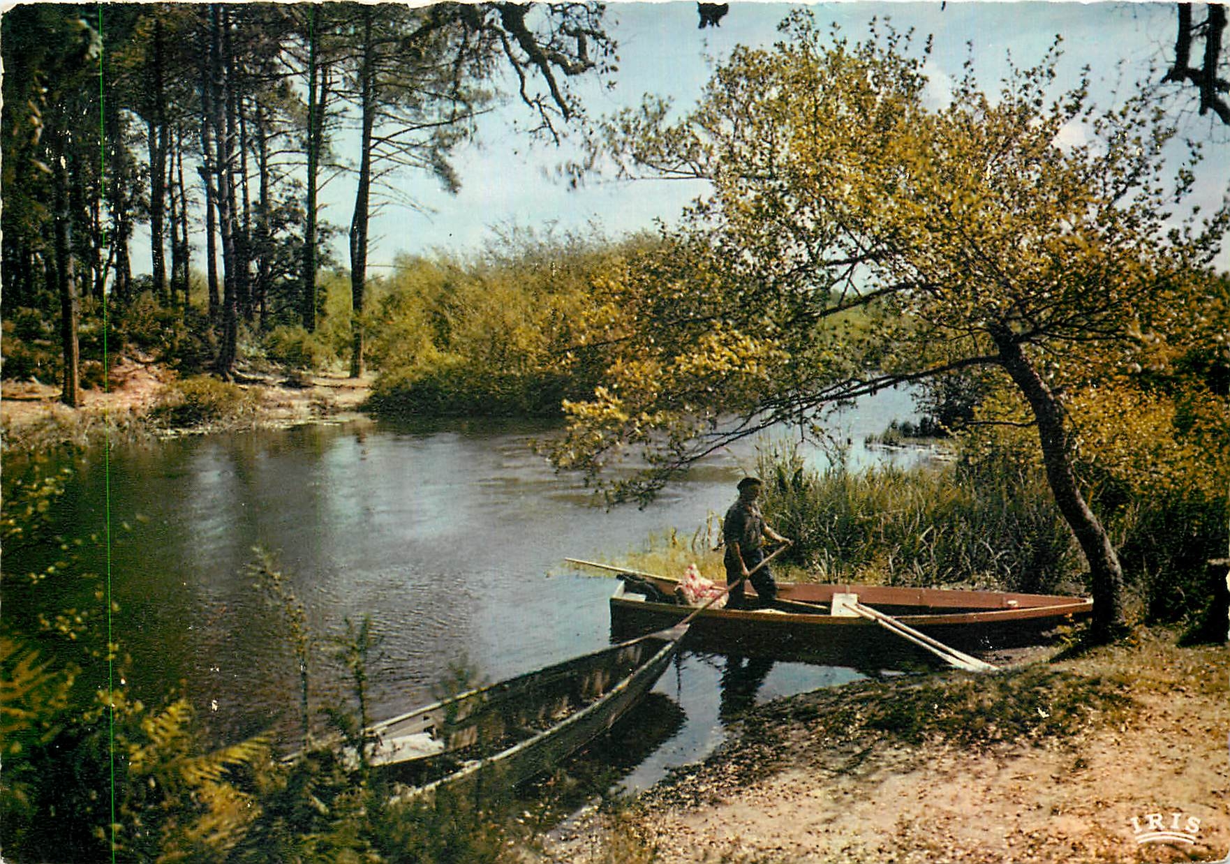 CPM Courant d'Uchet Landes 