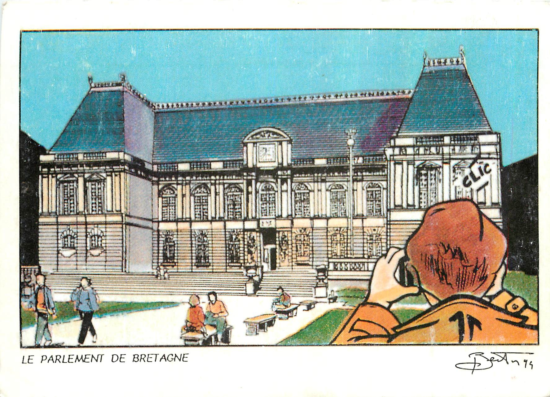 CPM Le Parlement de Bretagne Rennes le Temps d'une Histoire