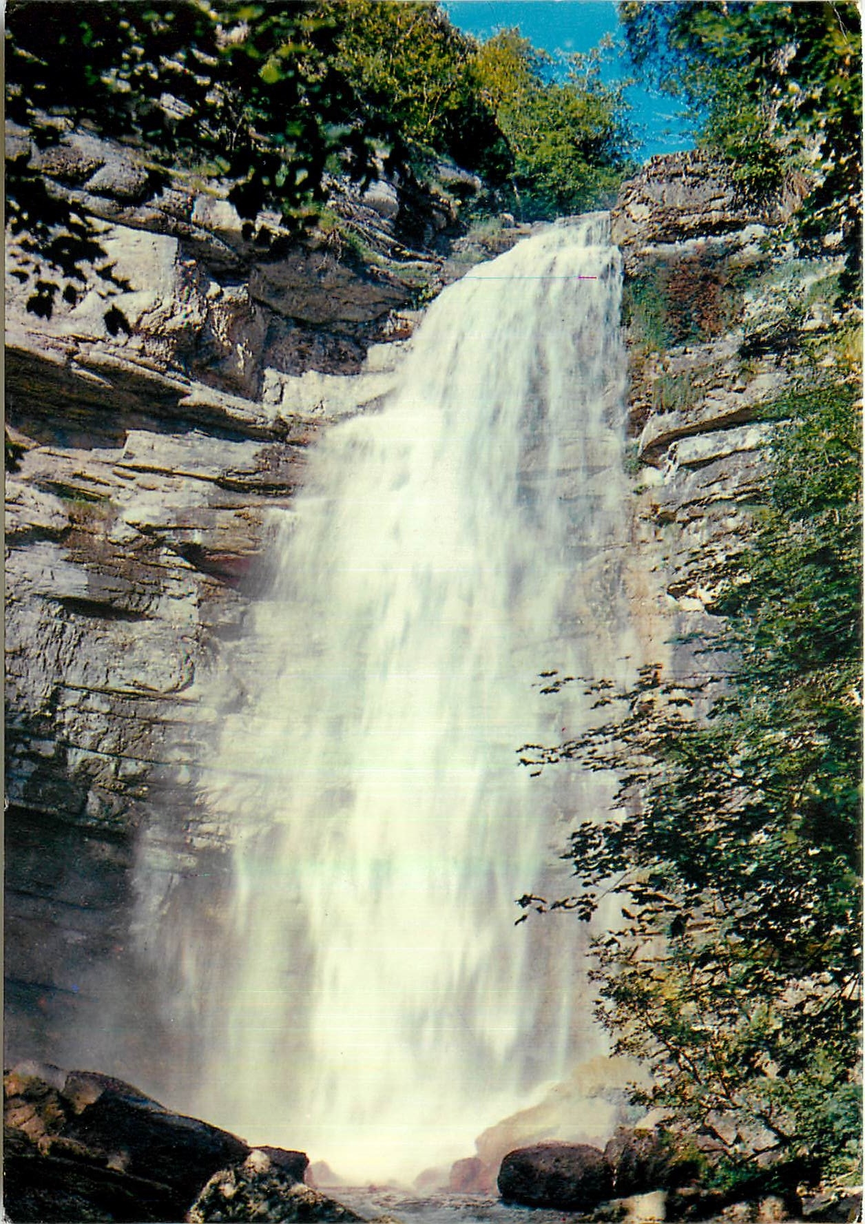 CPM La Franche Comte Pittoresque Cours du Herisson Le Grand Saut