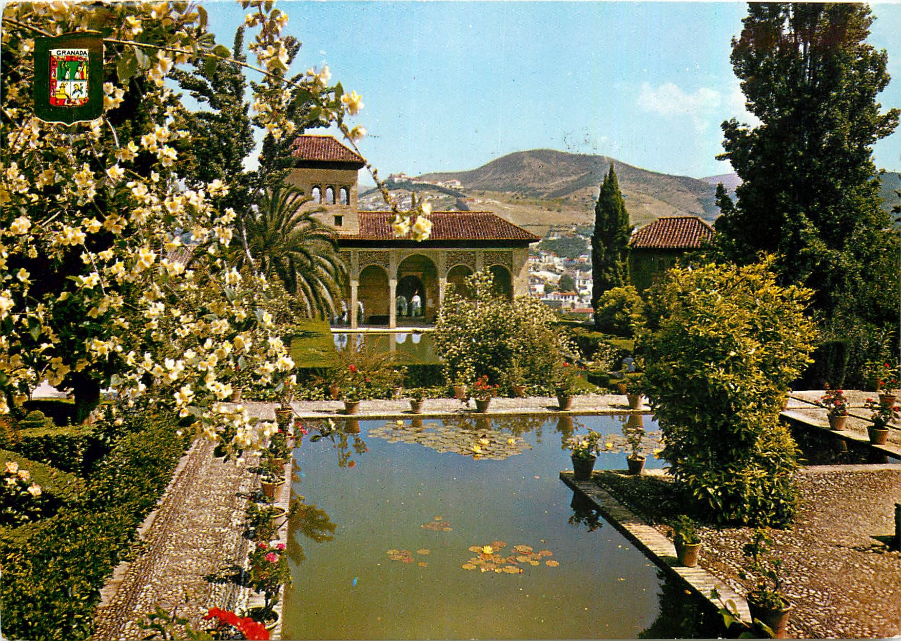 CPM Granada Alhambra Jardins du Partal