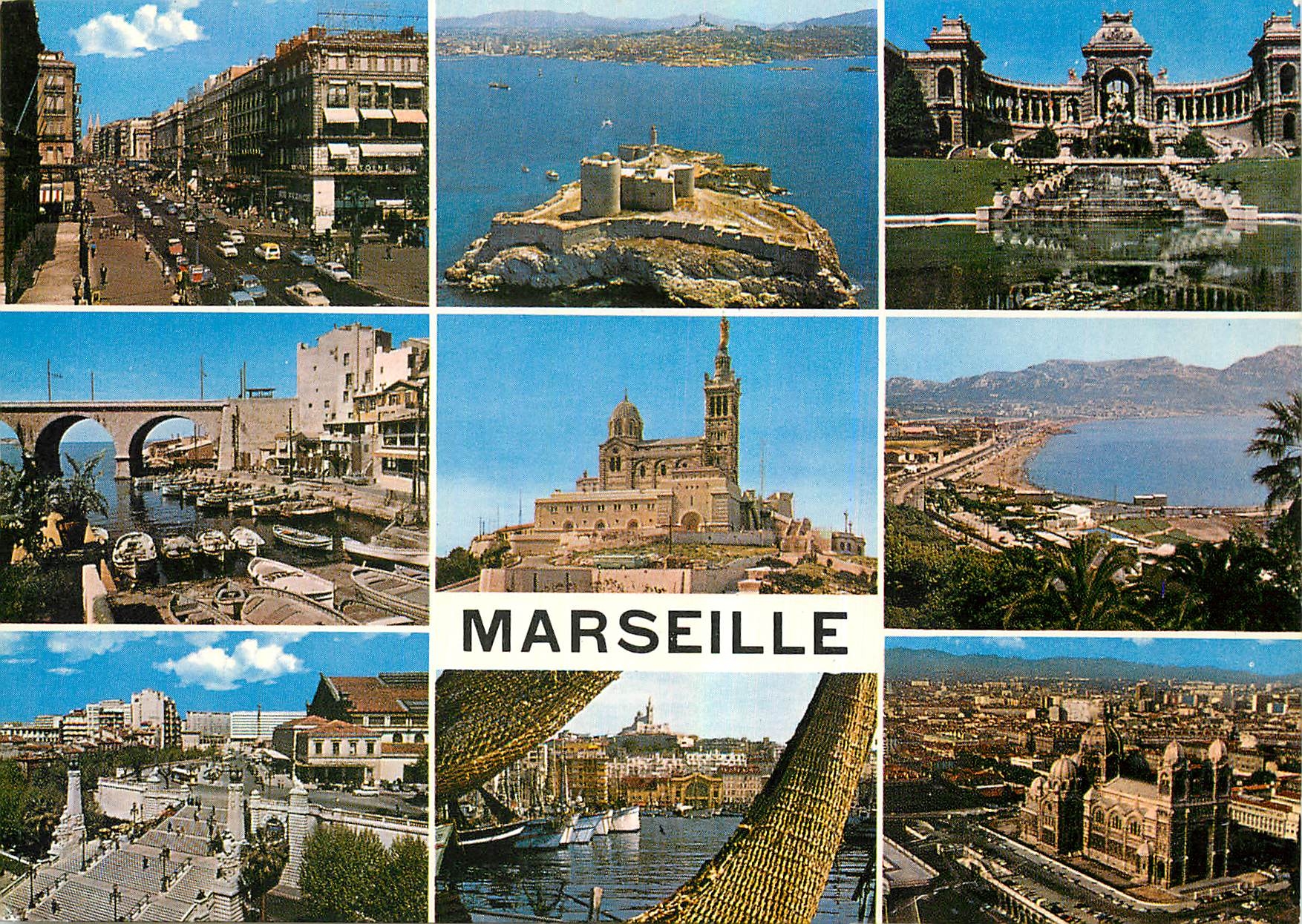 CPM Le Carrefour du Monde Marseille Souvenir