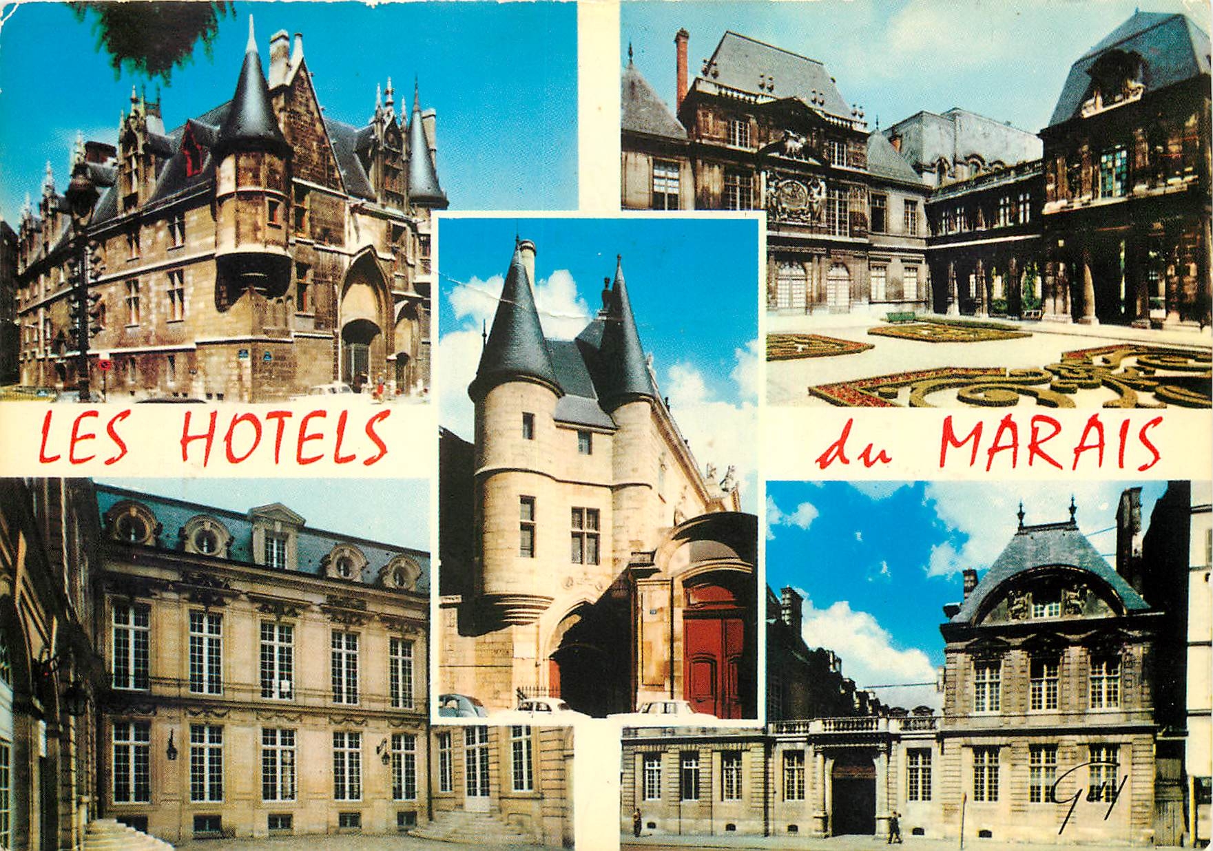 CPM Paris et ses Merveilles Les Hotels du Marais 