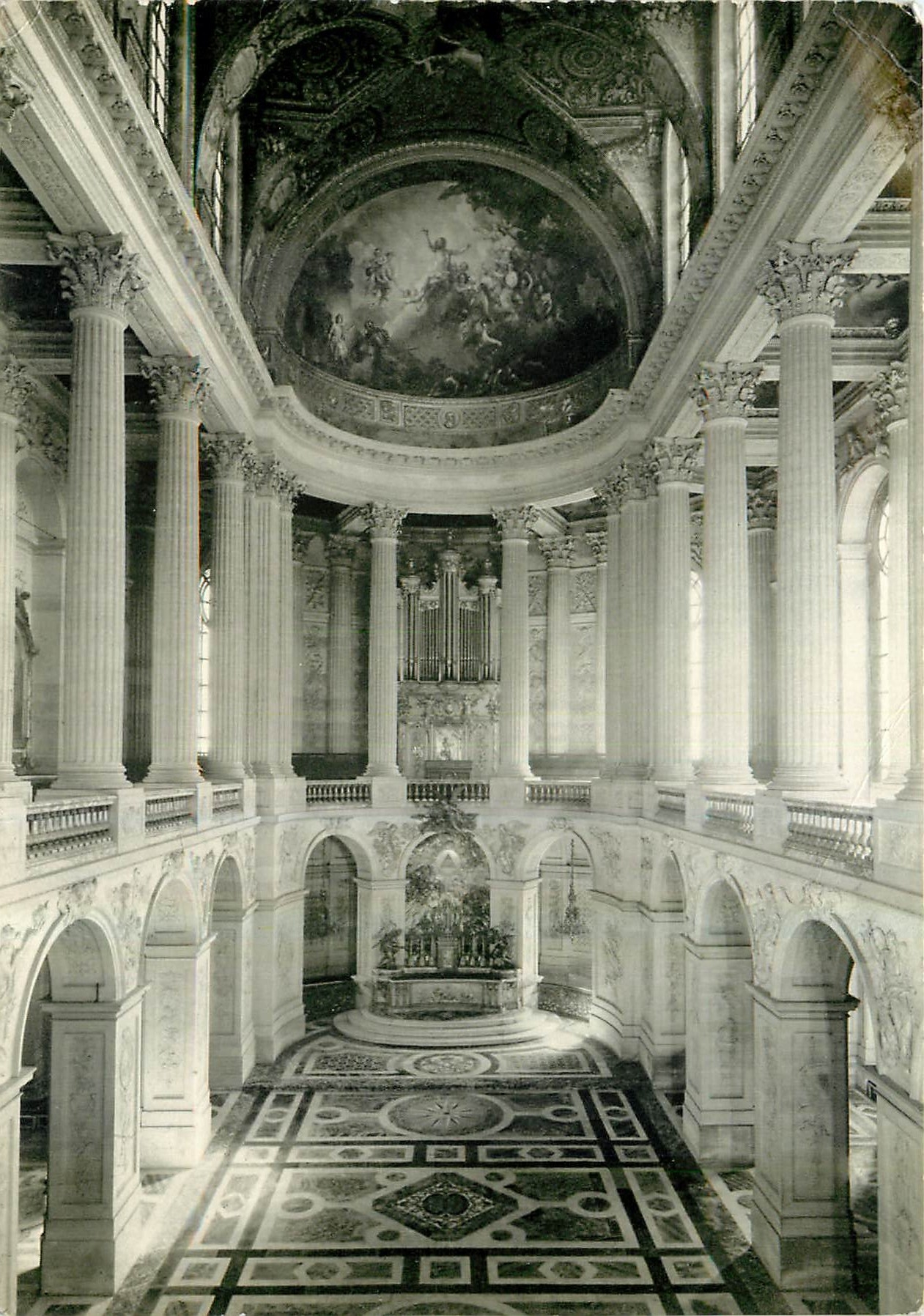 CPM Chateau de Versailles La Chapelle royale Orgue