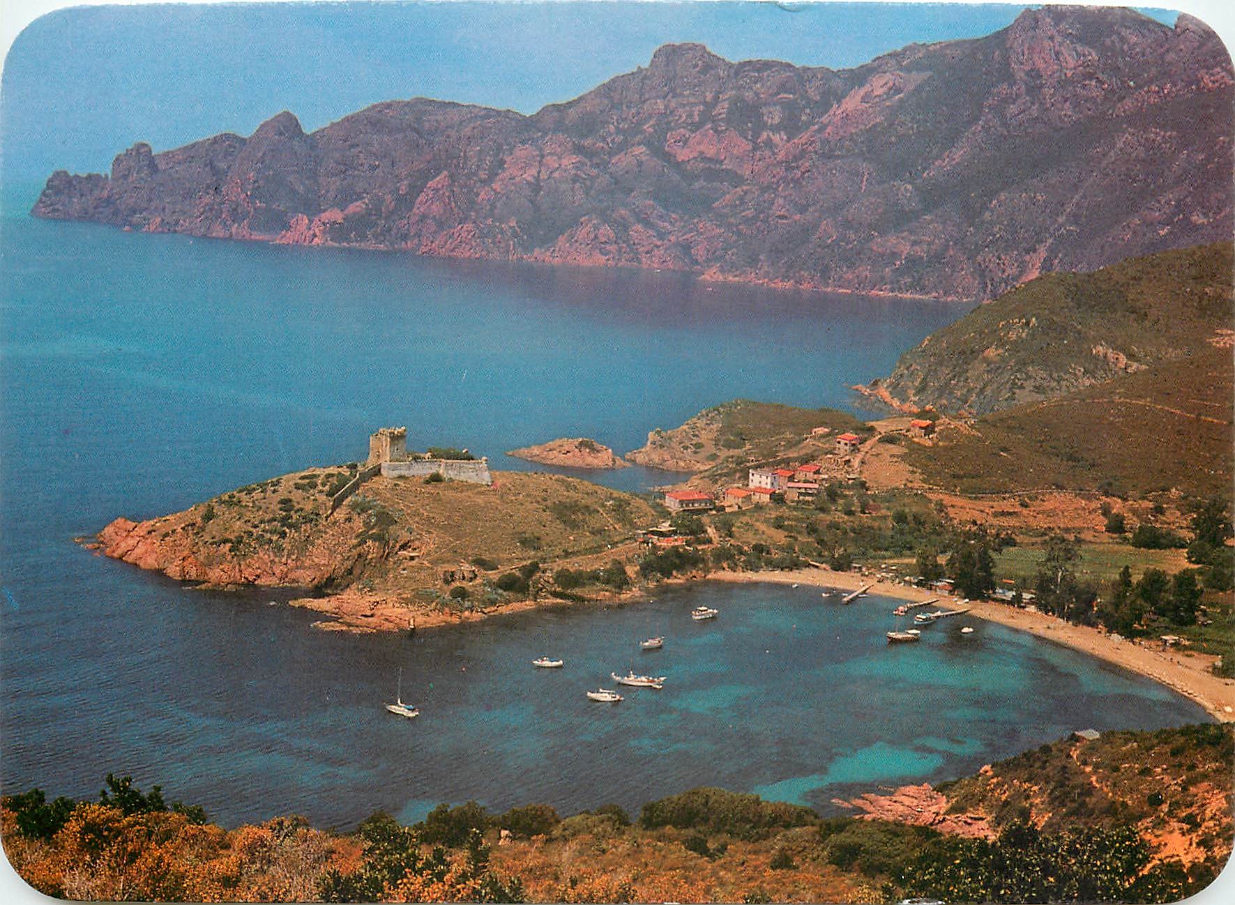 CPM Panorama de la Corse Girolata l'un des plus beaux panoramas de l'Ile 