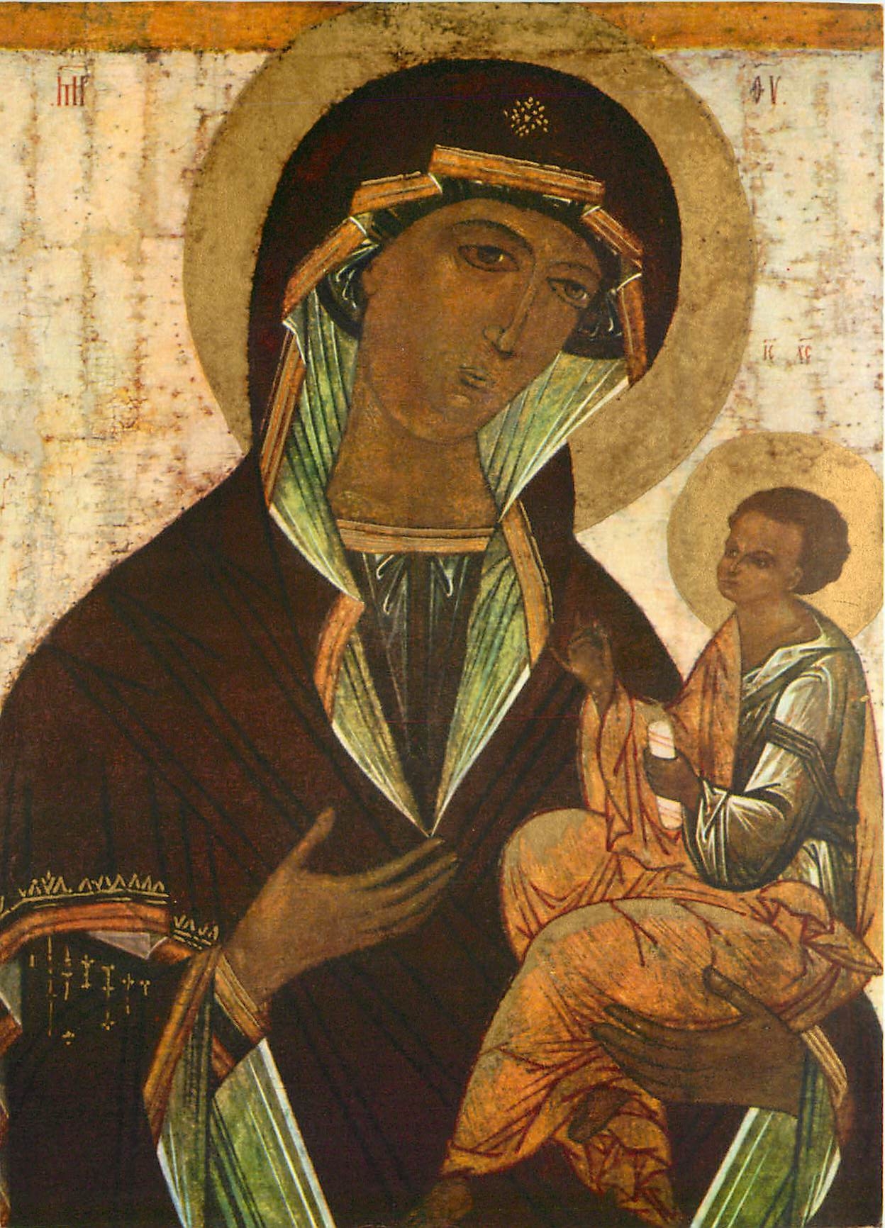 CPM Vierge et Enfant Musee de Louvre 