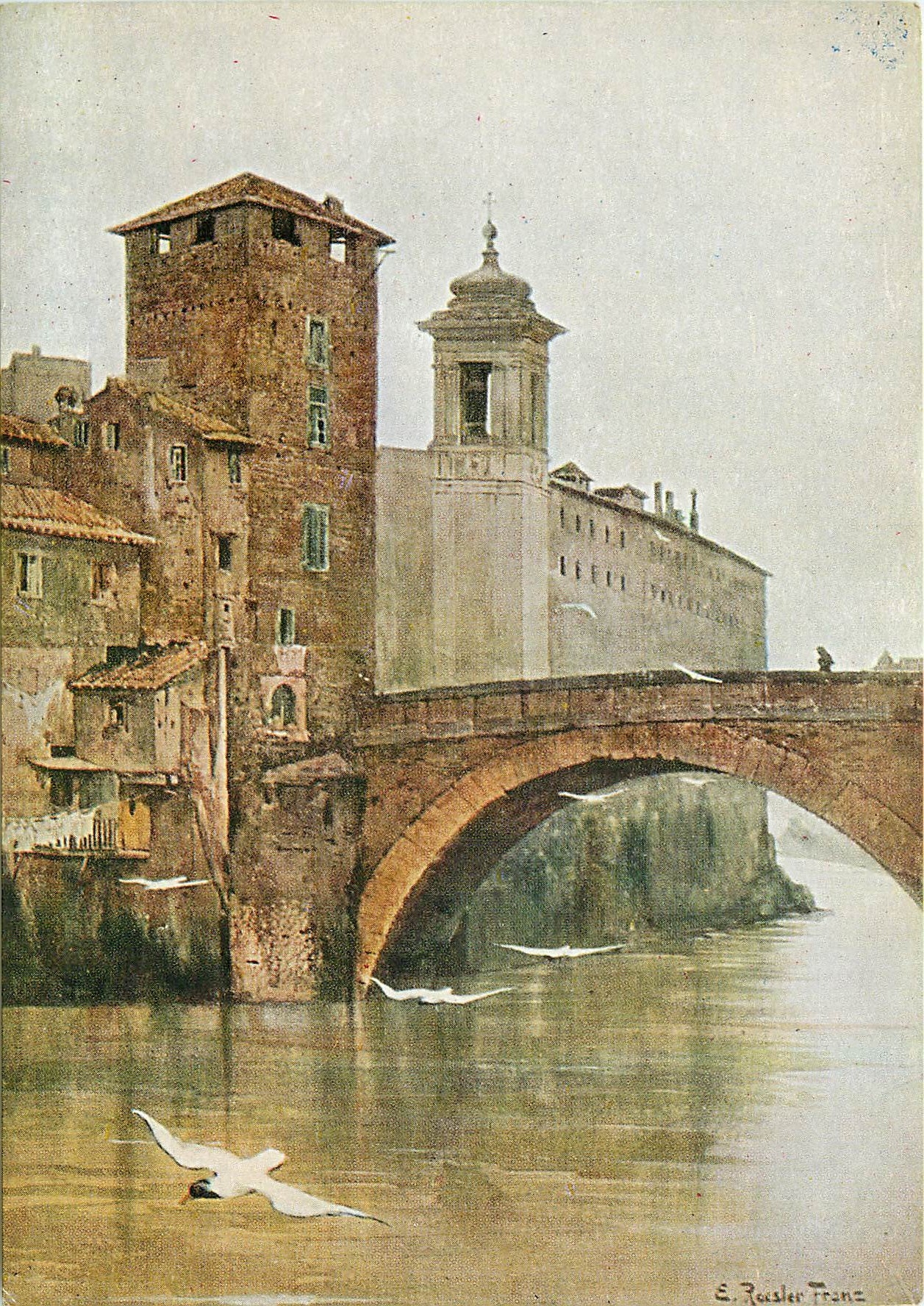 CPM Roma Sparta l'Isola di S Bartolomeo e Torre dei Caelani