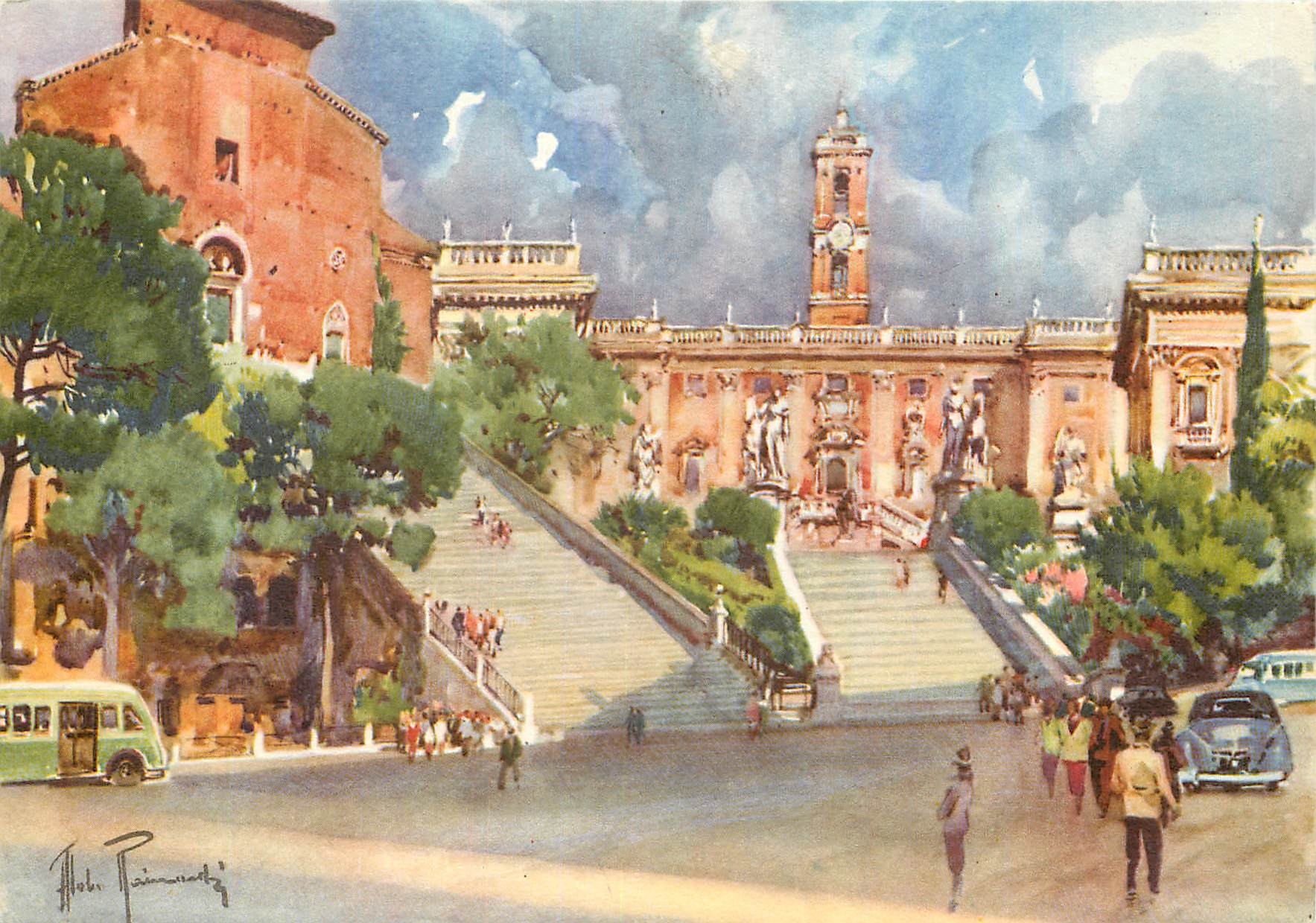 CPM Rome Le Capitole et l'Aracoeli 