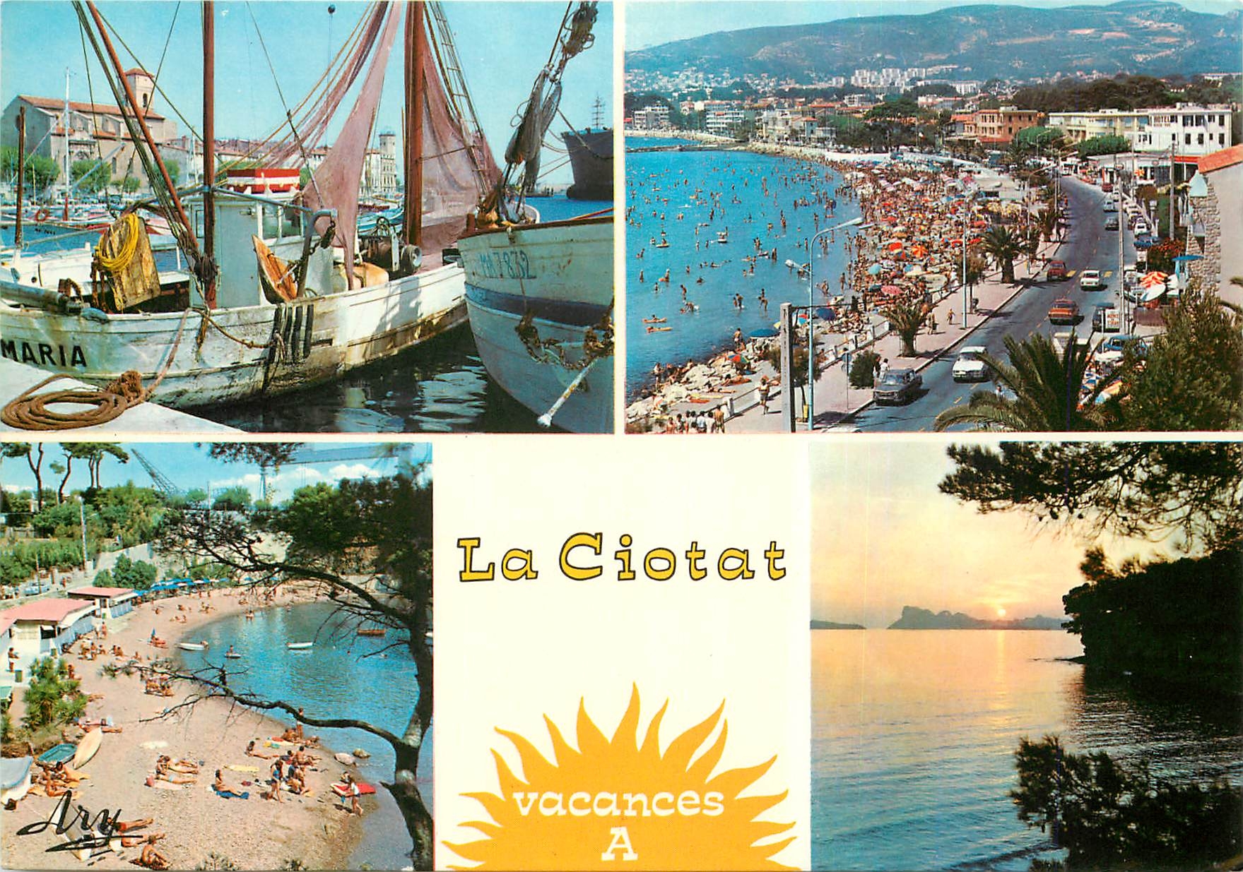 CPM La Ciotat Le Port Bateaux