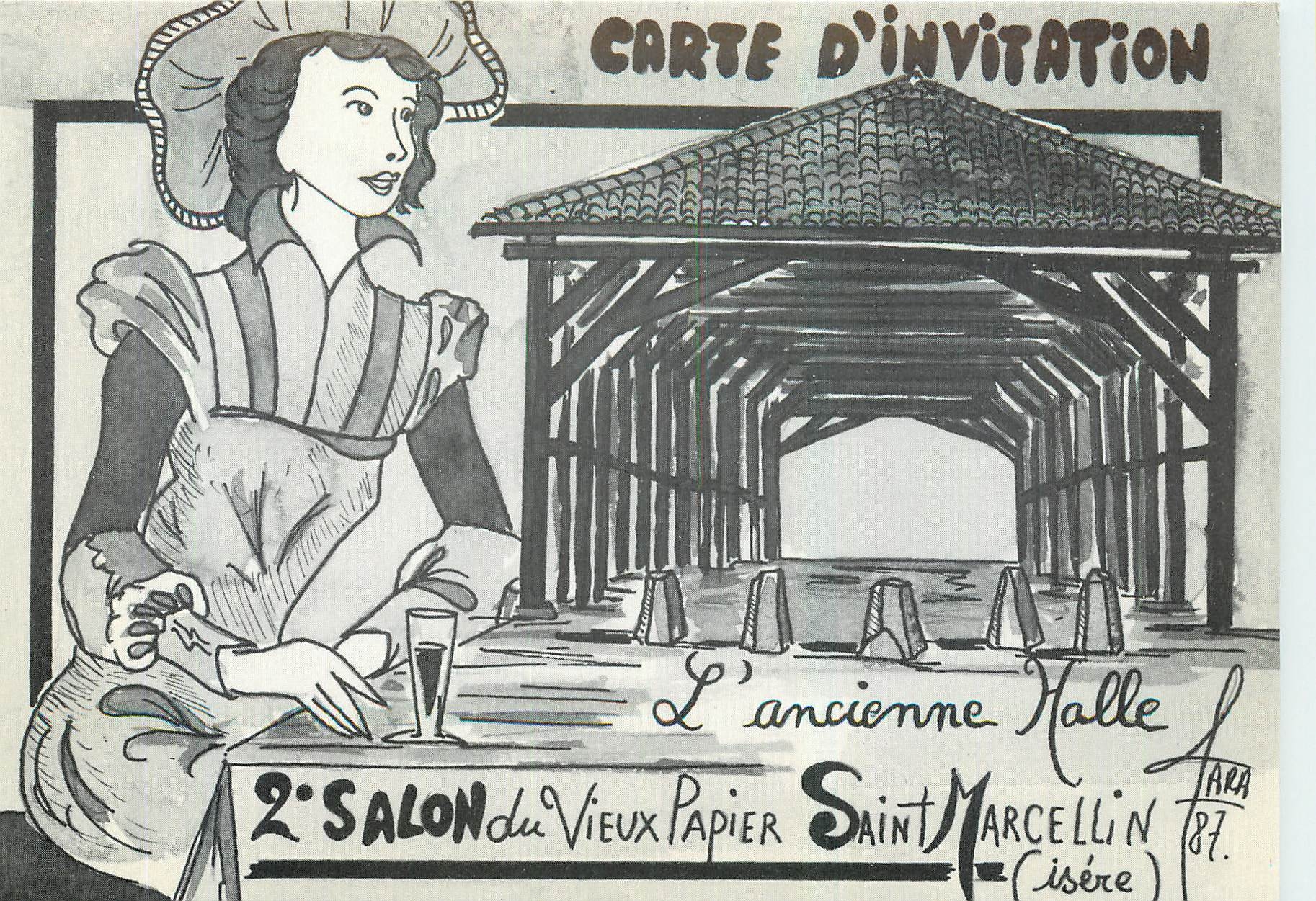 CPM Nous avons le plaisir de vous inviter au 2e salon du vieux Papier Saint Marcellin