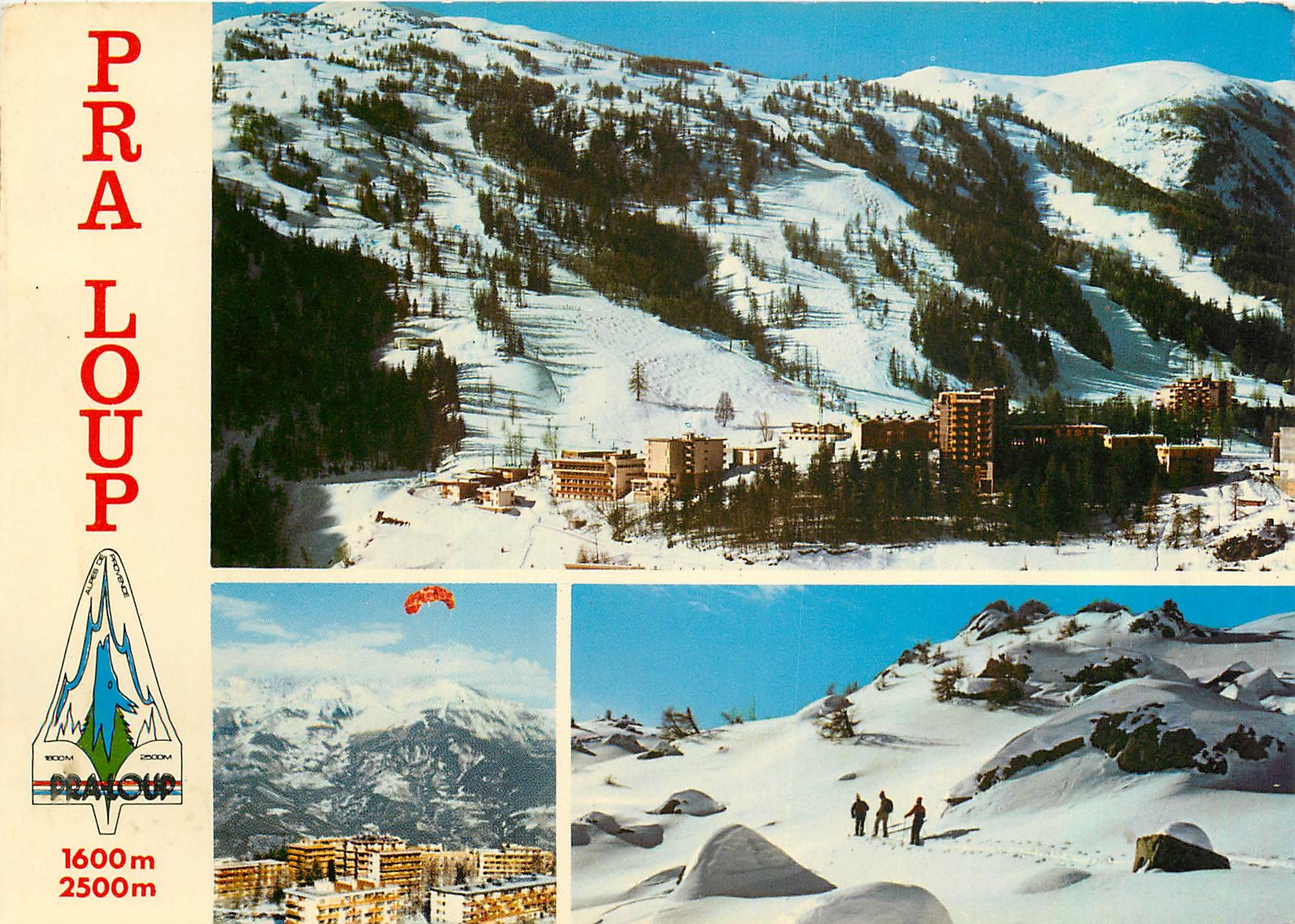 CPM Pra Loup (Alpes de Haute Prov) 1600 m 2500m la station d'Honore Bonnet