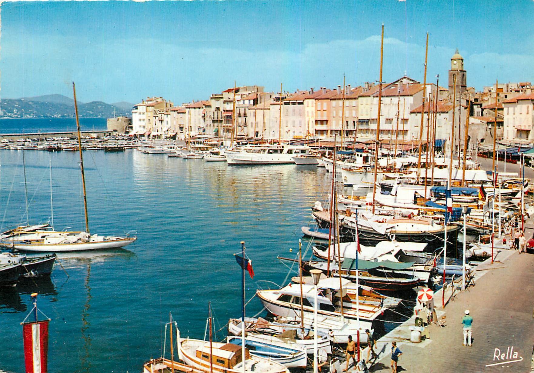 CPM La Cote des Maures Saint Tropez (Var) le port