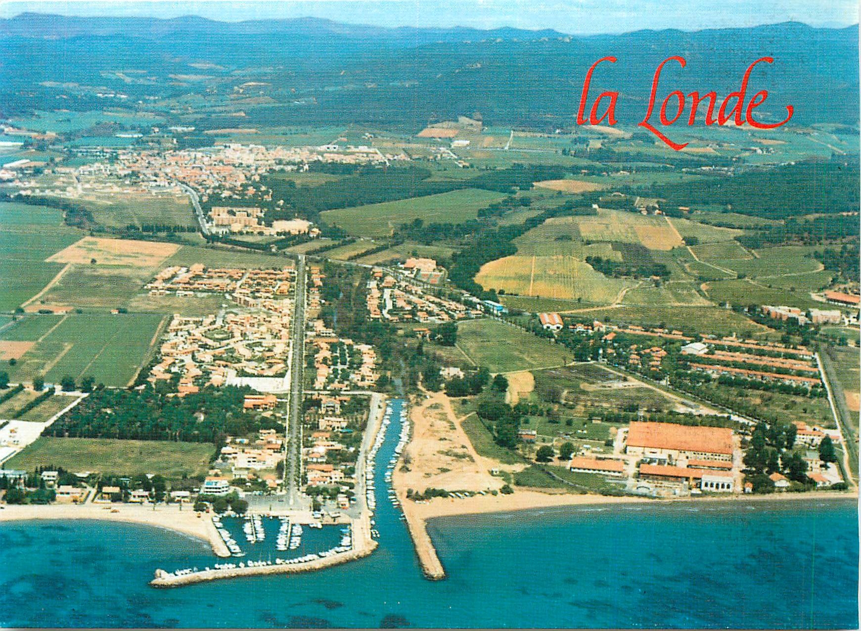 CPM La Londe les Maures Vue aerienne du Port de Miramar