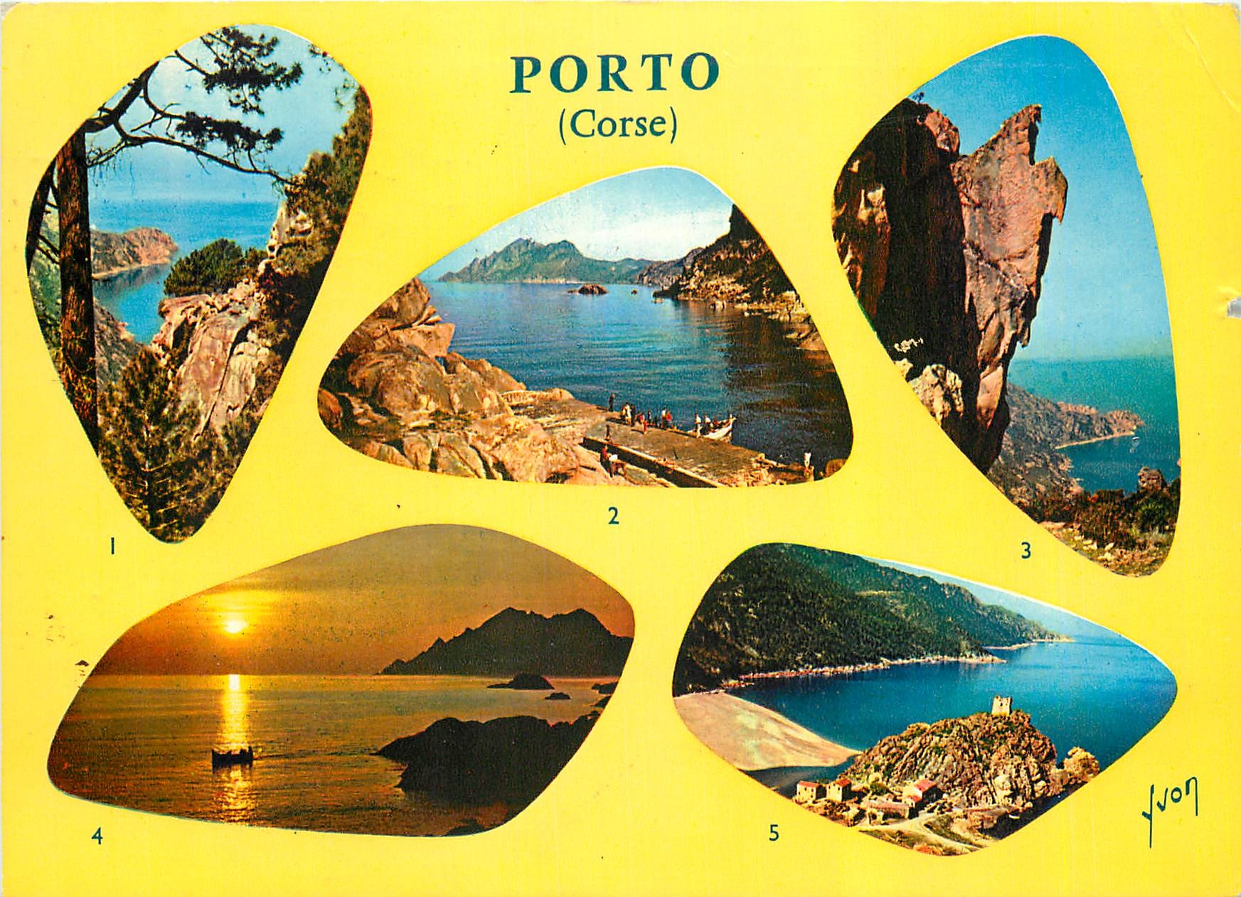 CPM Porto Corse Couleurs et Lumiere de France La Corse Oasis de Beaute