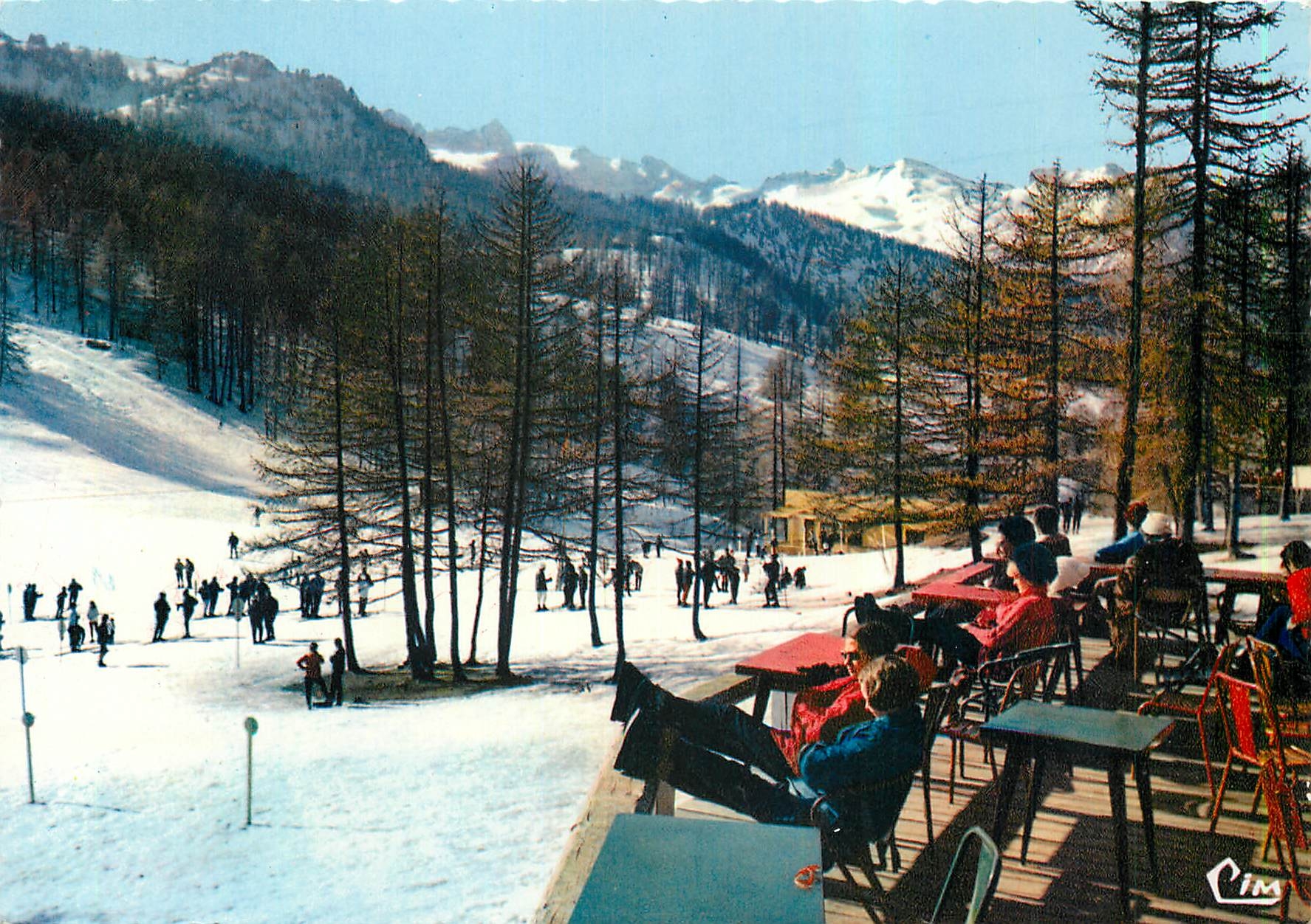 CPM Serre Chevalier Chatemerle (H A) les Pistes de Ski de Serre Ratier