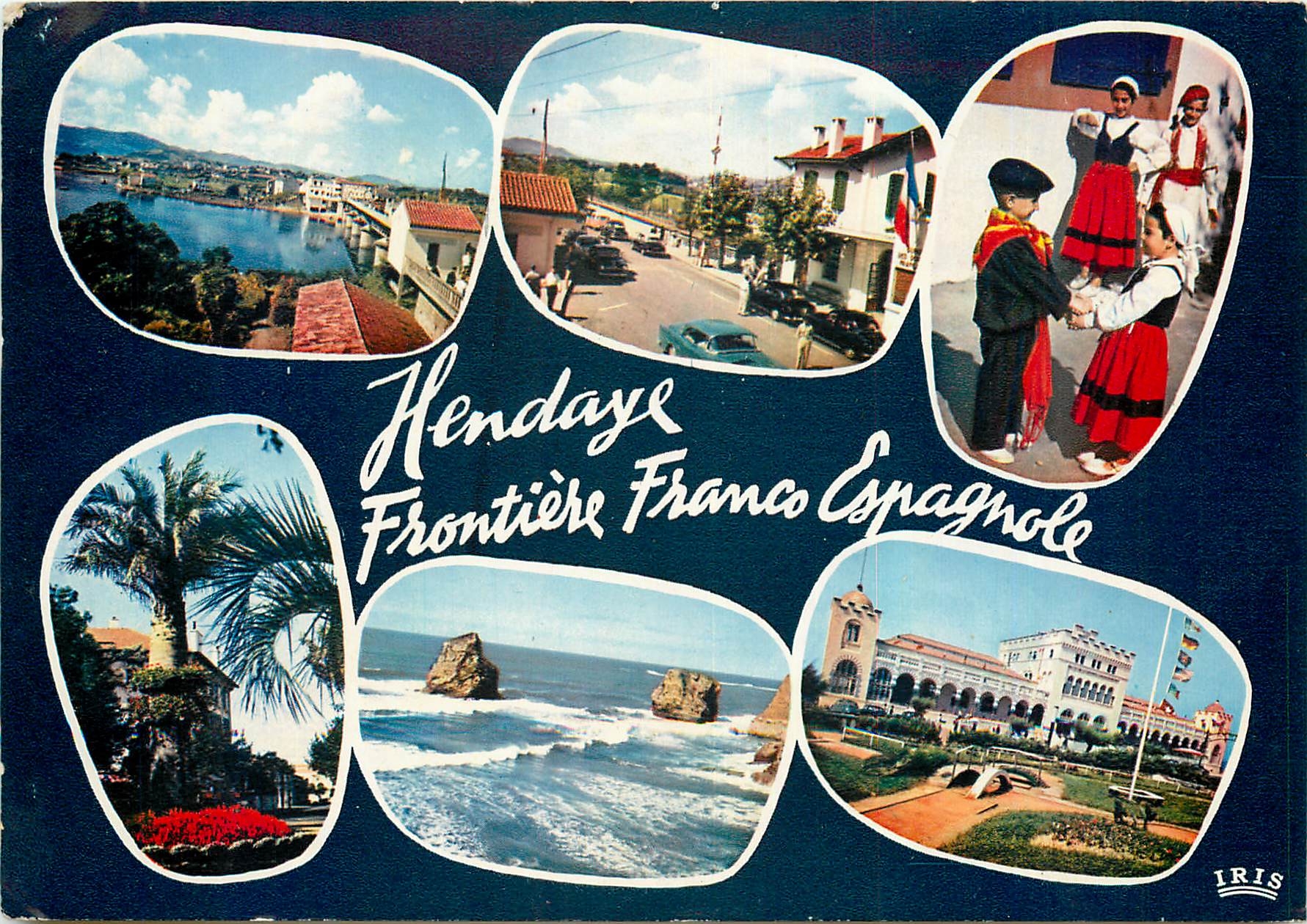 CPM Hendaye (Frontiere France Espagnole) Folklore Enfants