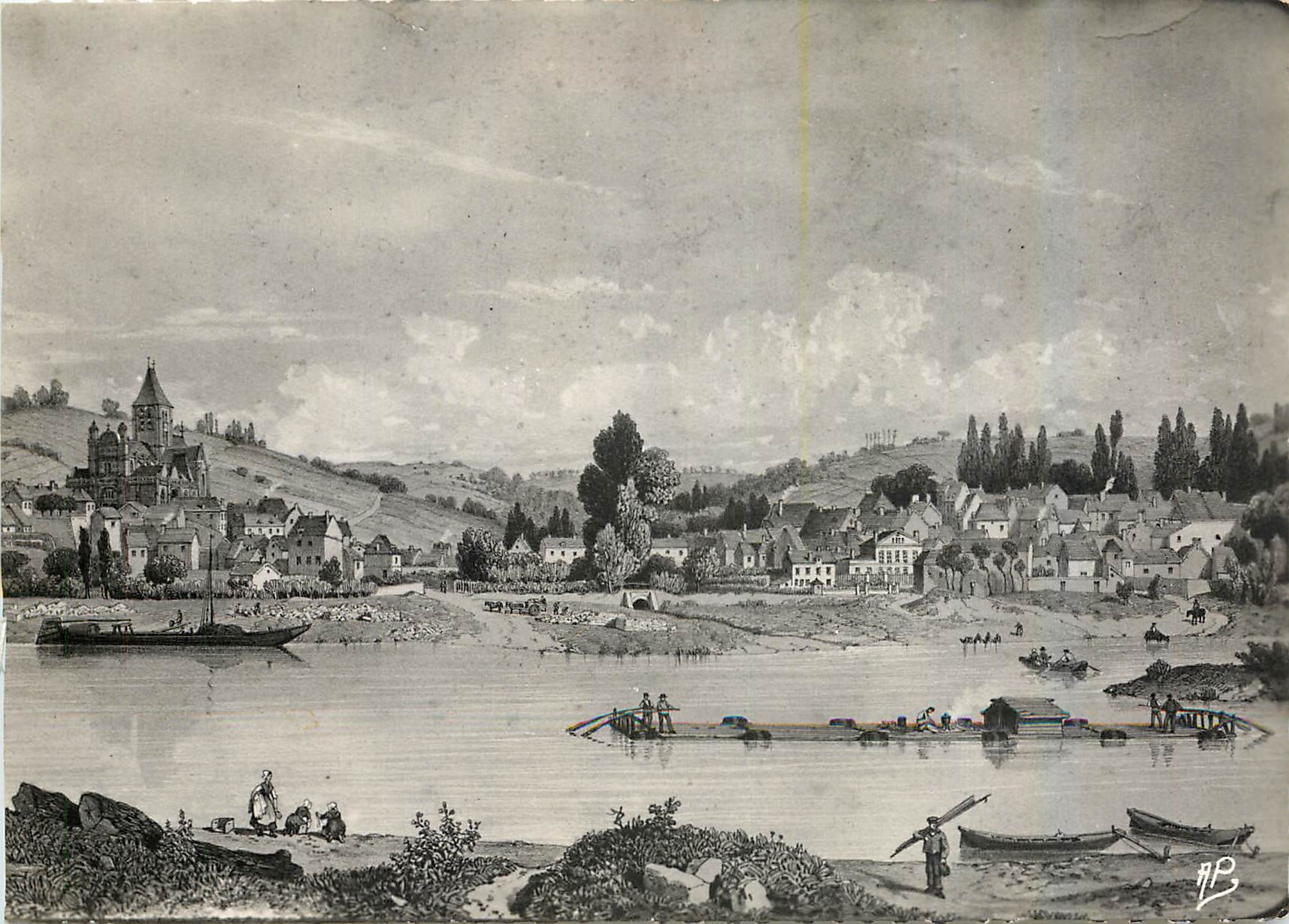 CPM Vetheuil (S et O) d'apres une Estampe Ancienne