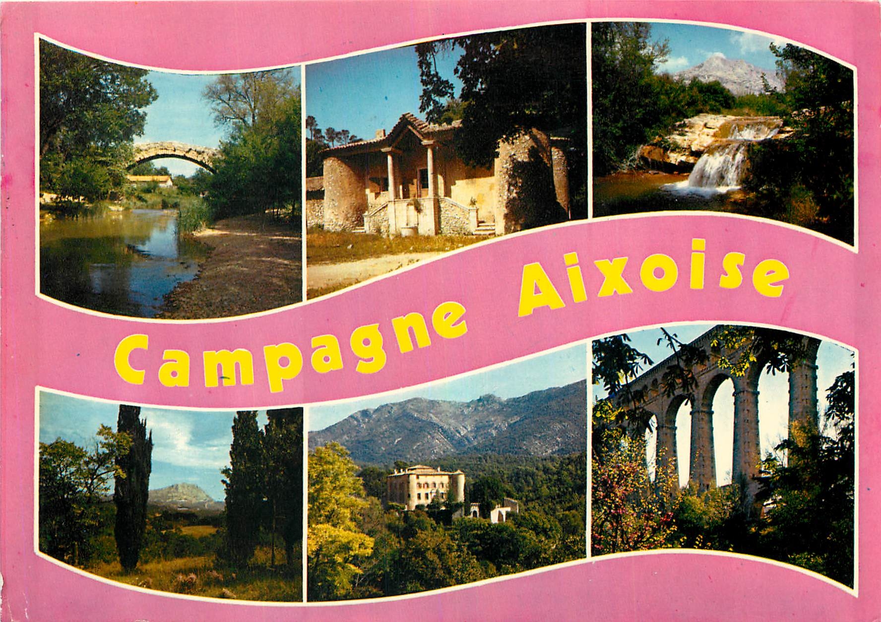 CPM La Campagne aixoise Environs ds'Aix en Provence