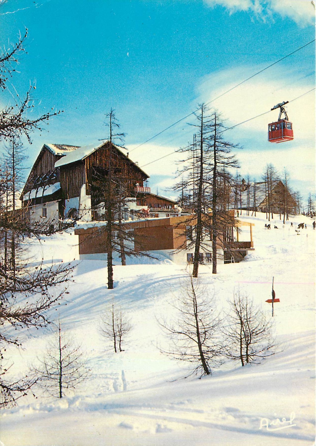 CPM Les joies de la neige Serre Chevalier (alt 1300 2500m) la gare de Serre Ratier