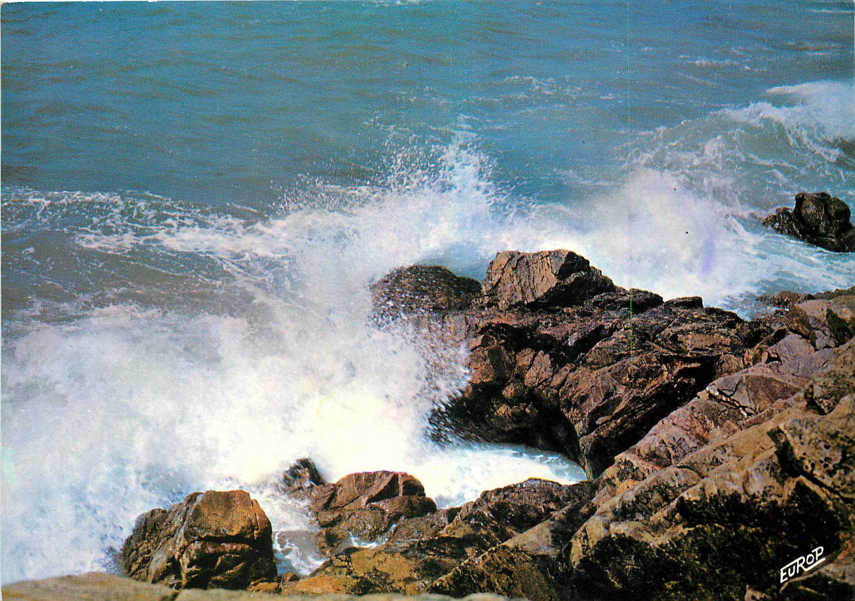 CPM Cote Atlantique Coup de Vent sur les rochers