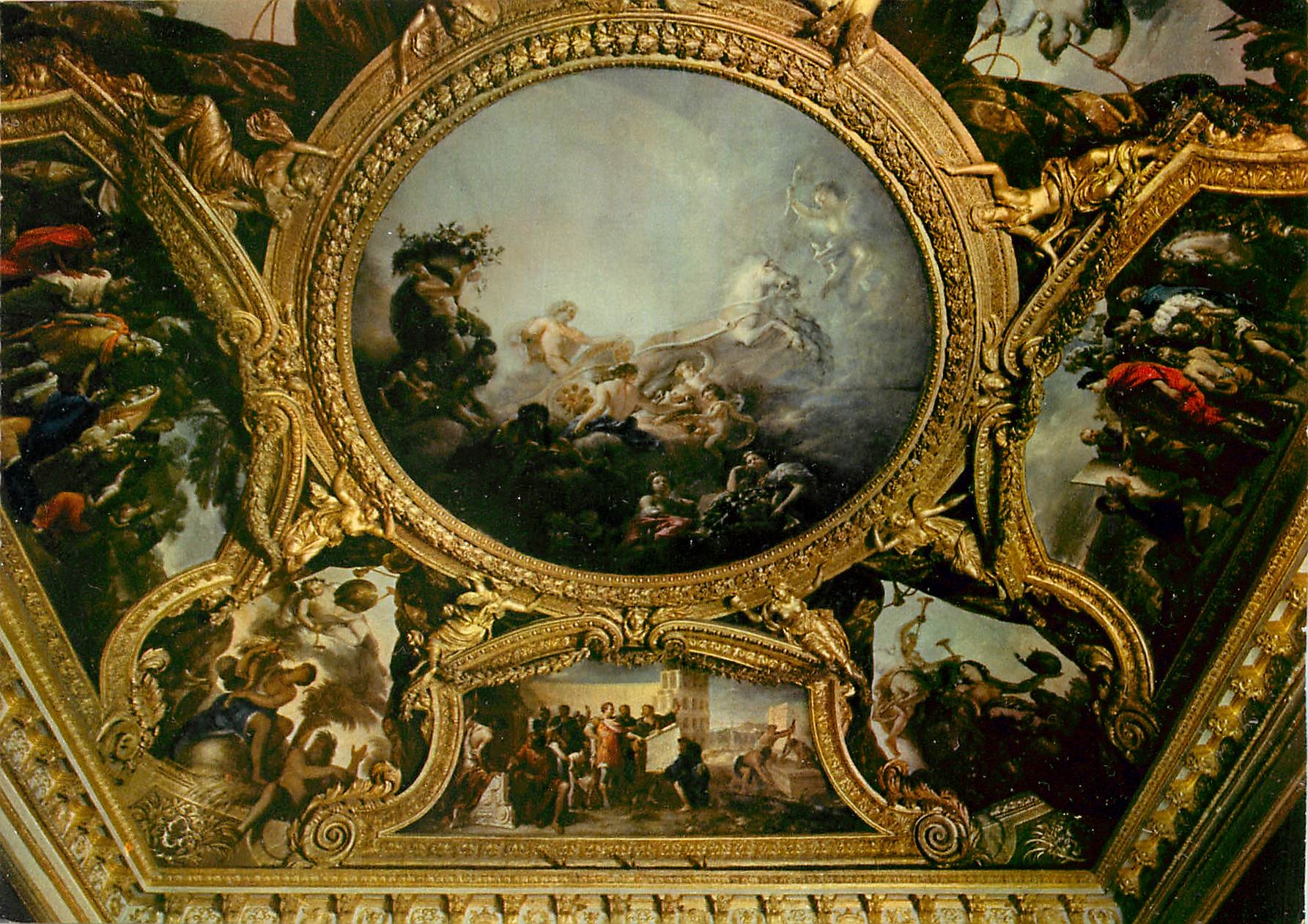 CPM Chateau de Versailles Salle du Trone ou Saon d'Apollon