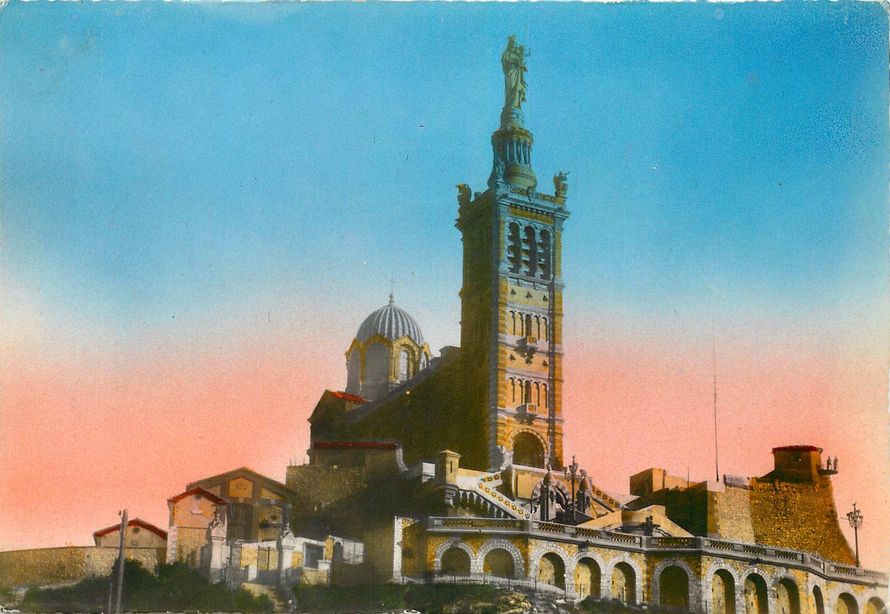 CPM Marseille Basilique Notre Dame de la Garde