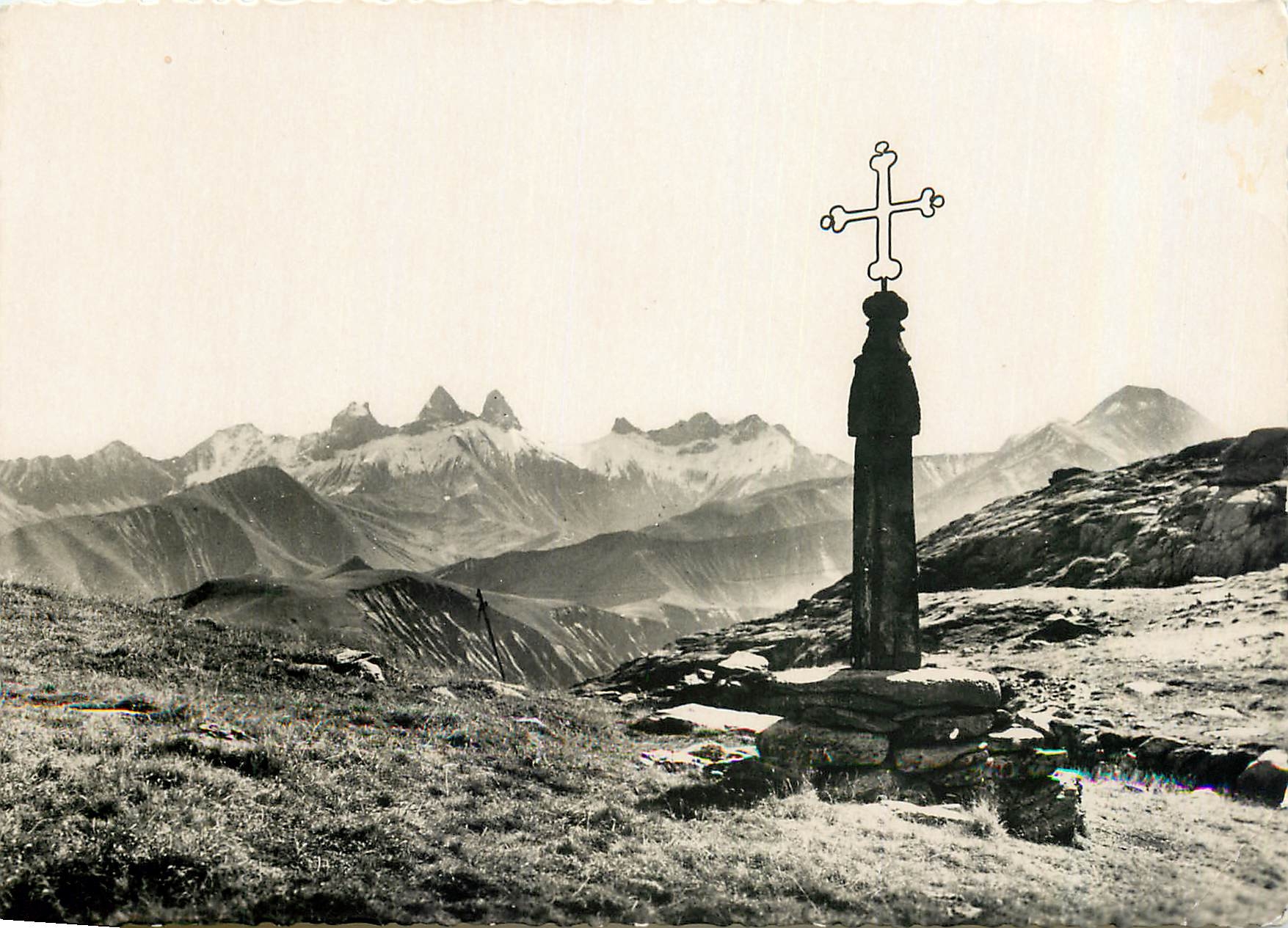 CPM Les Grand Cols col de la croix de Fer (alt 2987 m) et les Aiguilles d'Arves