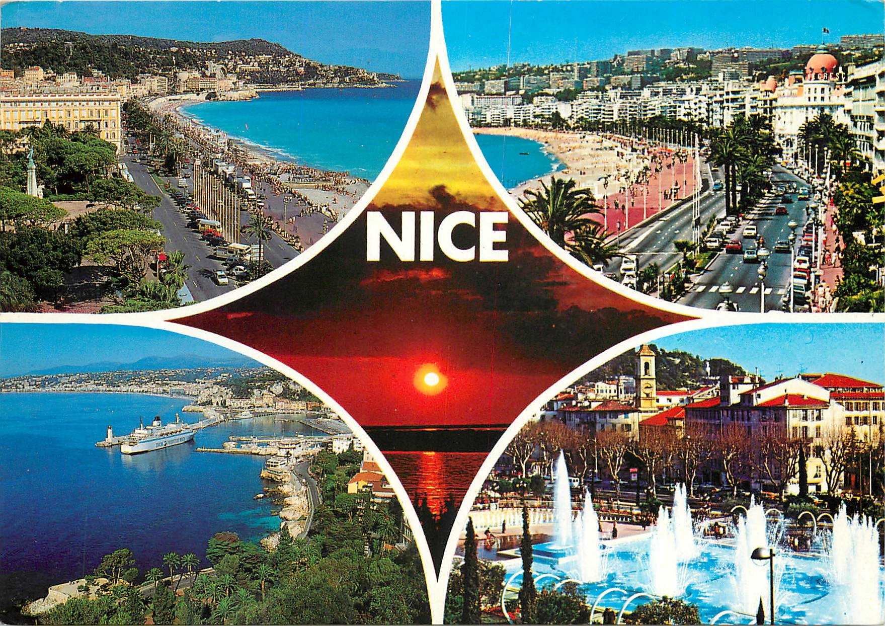 CPM La Cote d'Azur French Riviera Nice