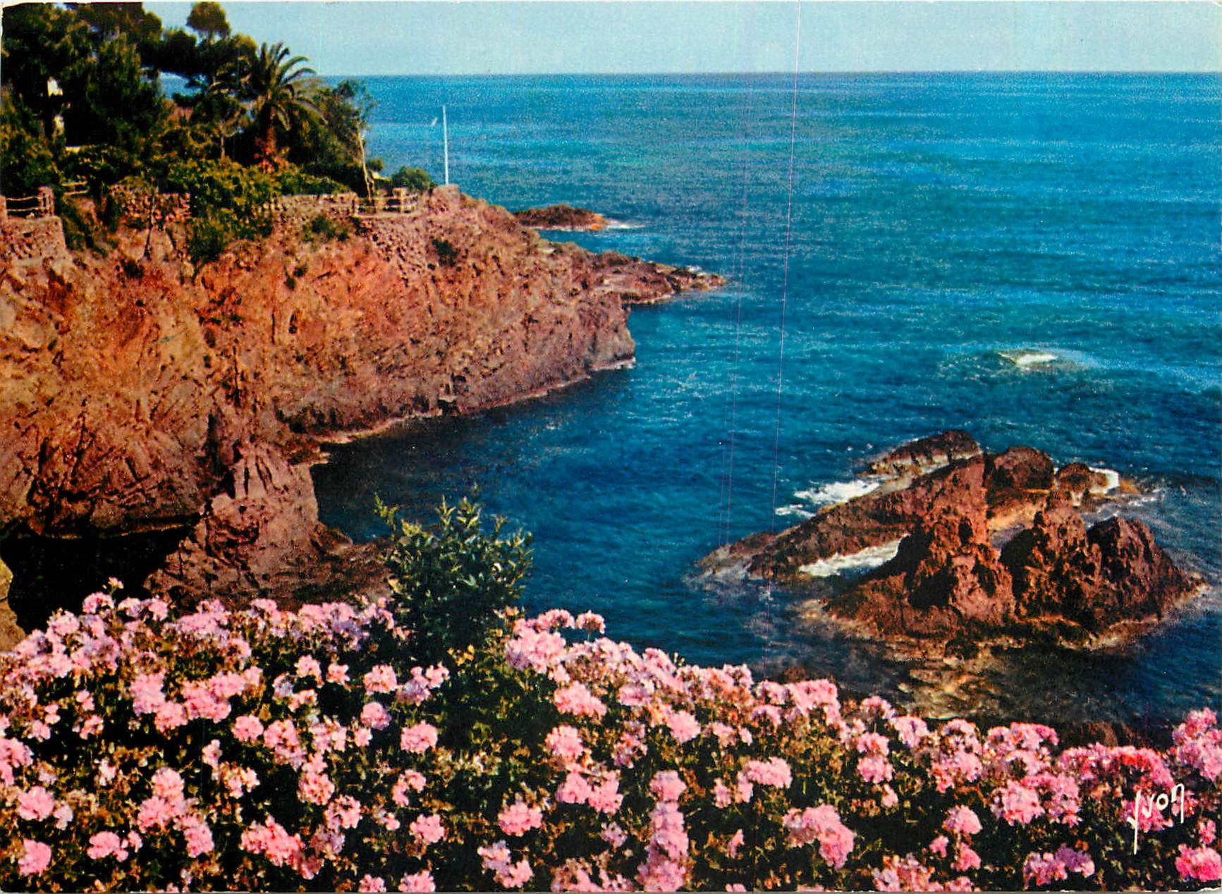 CPM Couleurs et Lumiere de France La Cote d'Azur miracle de la nature ouses calanques multiples pres