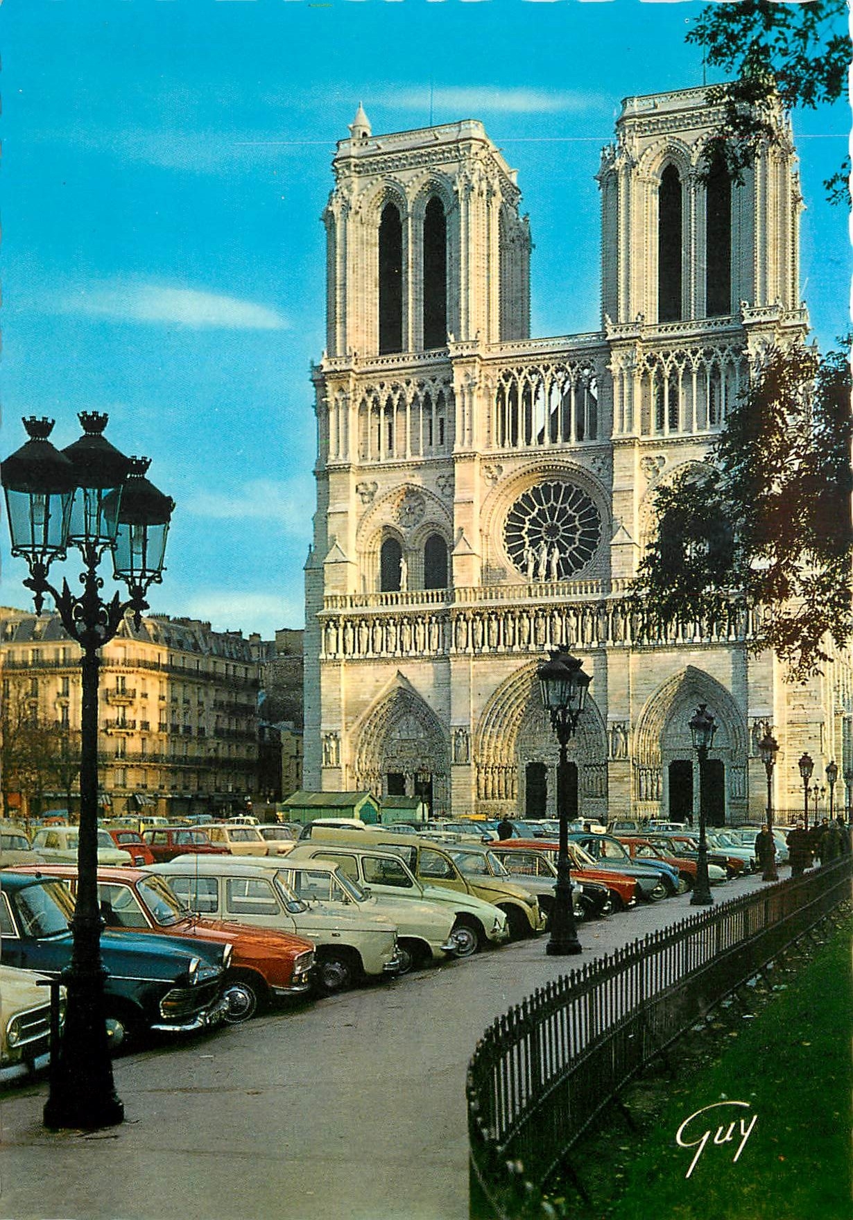 CPM Paris et ses Merveilles La facade de la cathedrale Notre Dame (1163 1330)